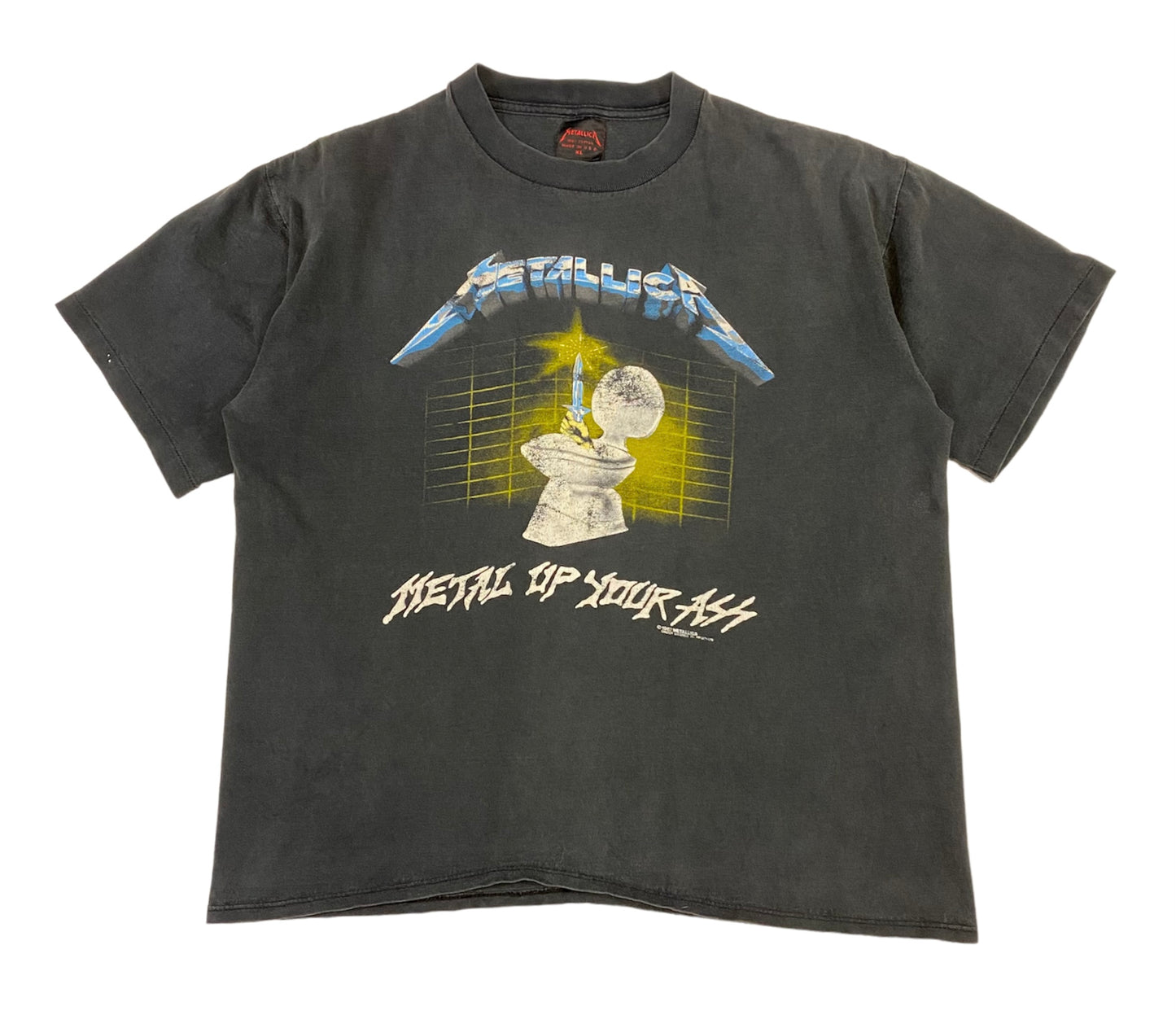 1991 Metallica Metal Up Your Ass T-Shirt XL