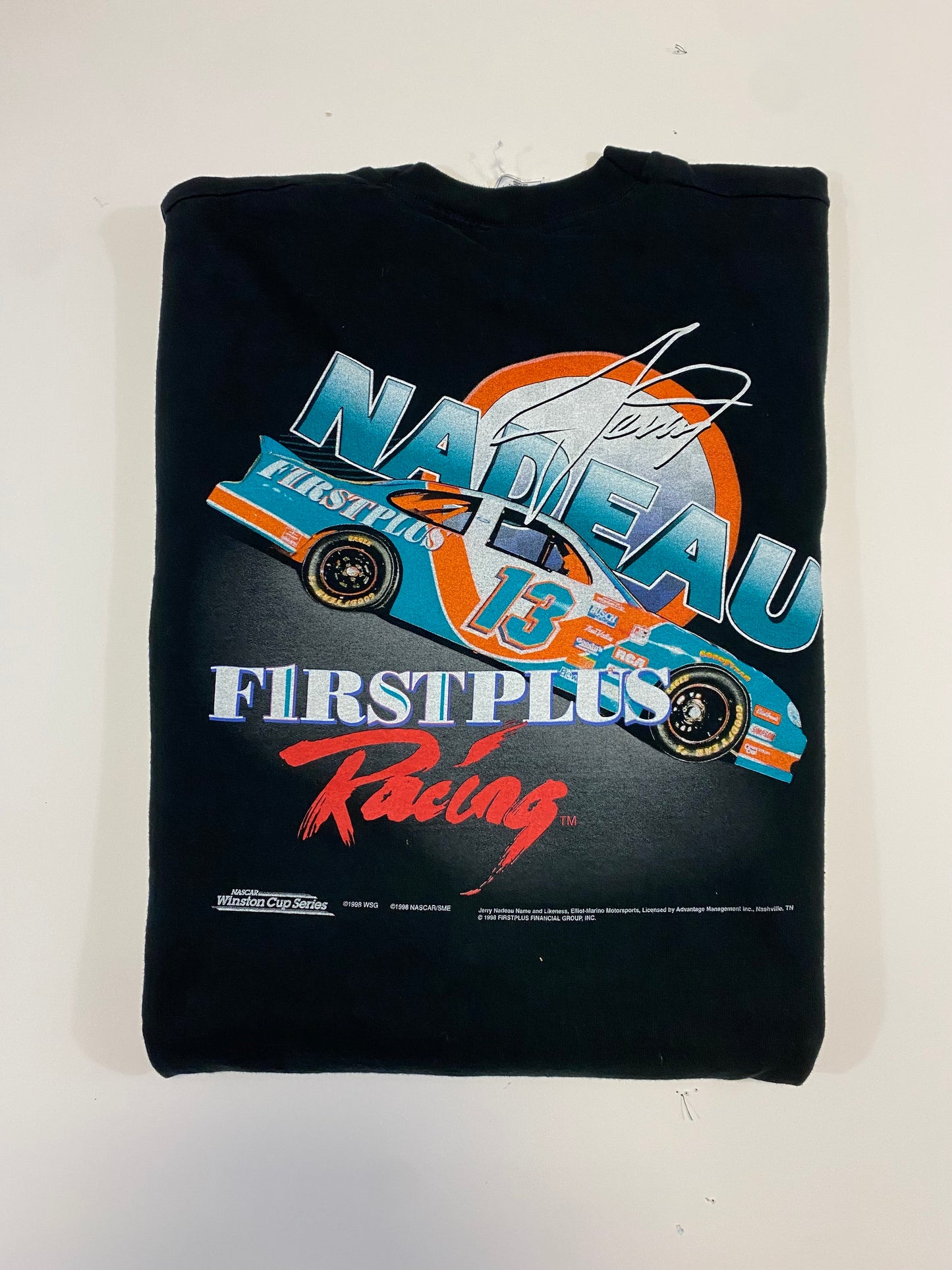 1998 Jerry Nadeau NASCAR T-Shirt XXL