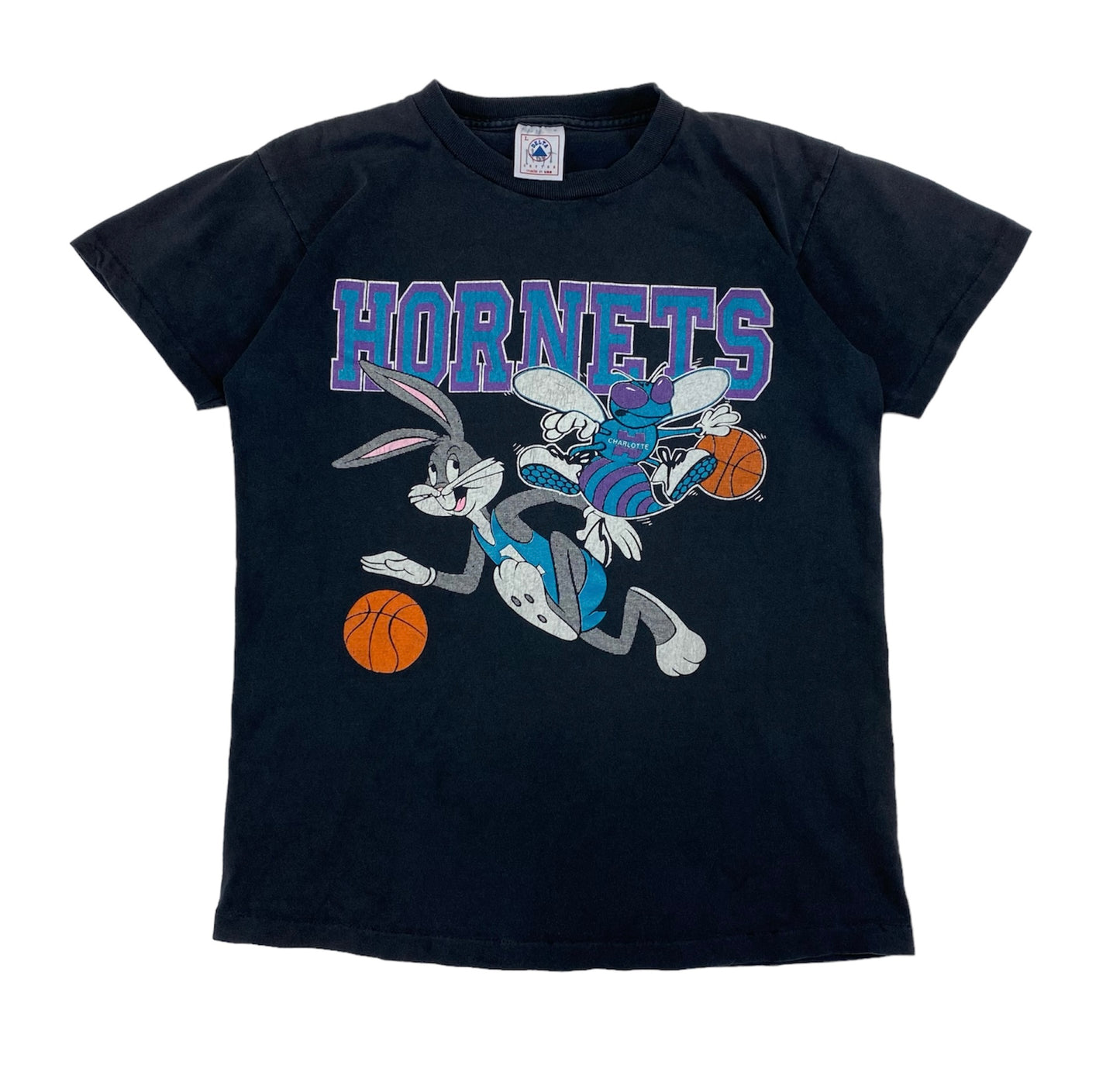 1990’s Looney Tunes Charlotte Hornets Youth T-Shirt L