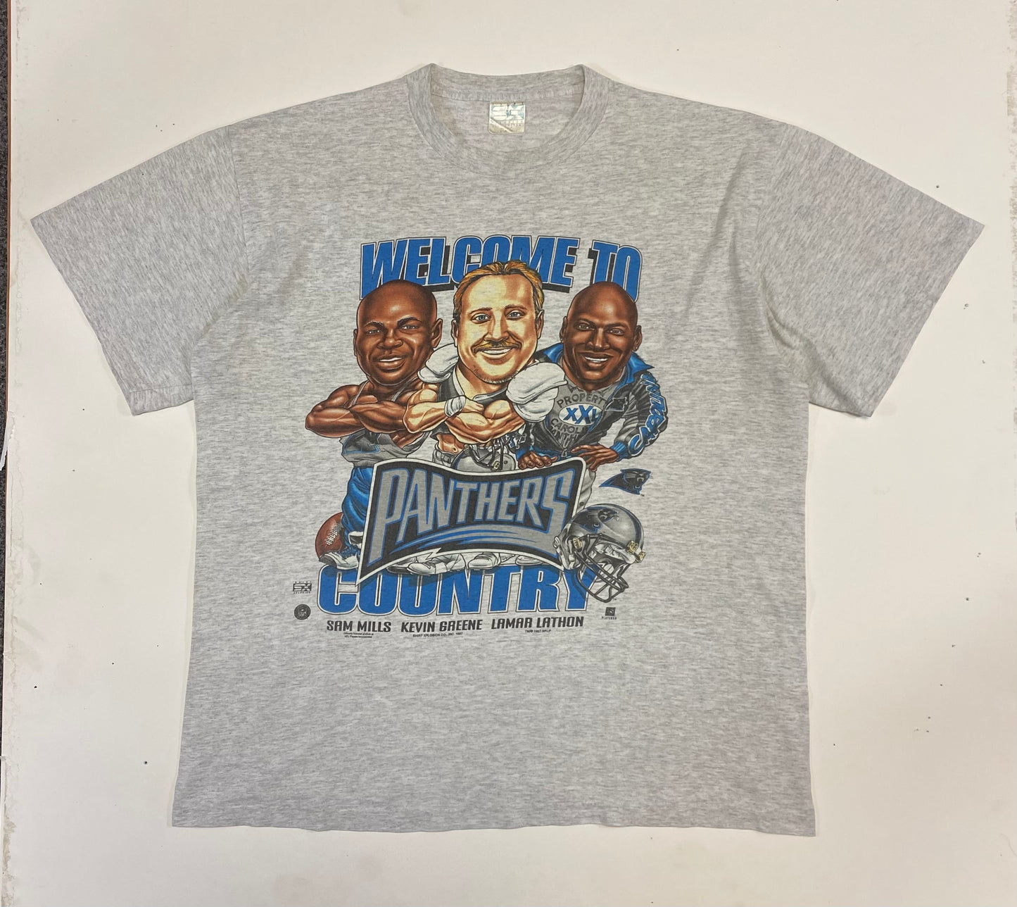 1997 Carolina Panthers Country Shirt Xplosion T-Shirt XL