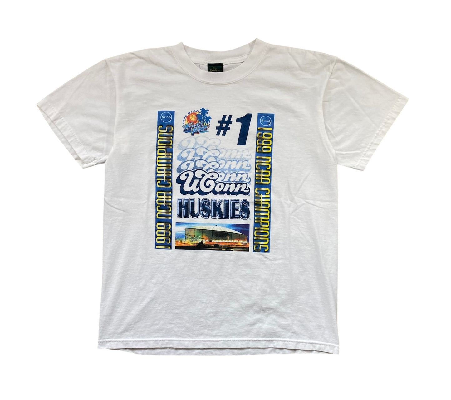 UConn Huskies 1999 National Champs T-Shirt M