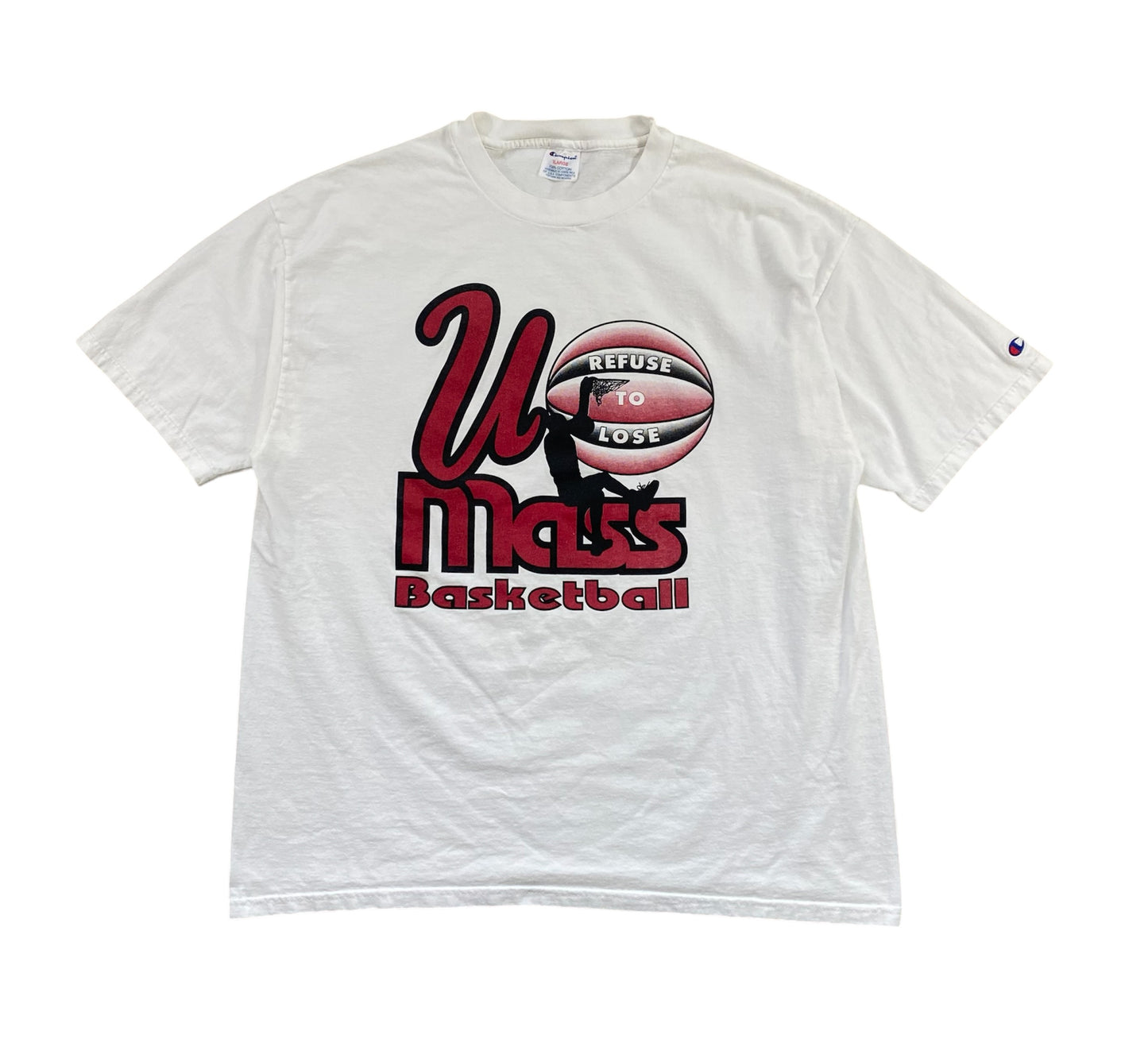 UMass Minutemen Basketball 90’s Champion T-Shirt XL