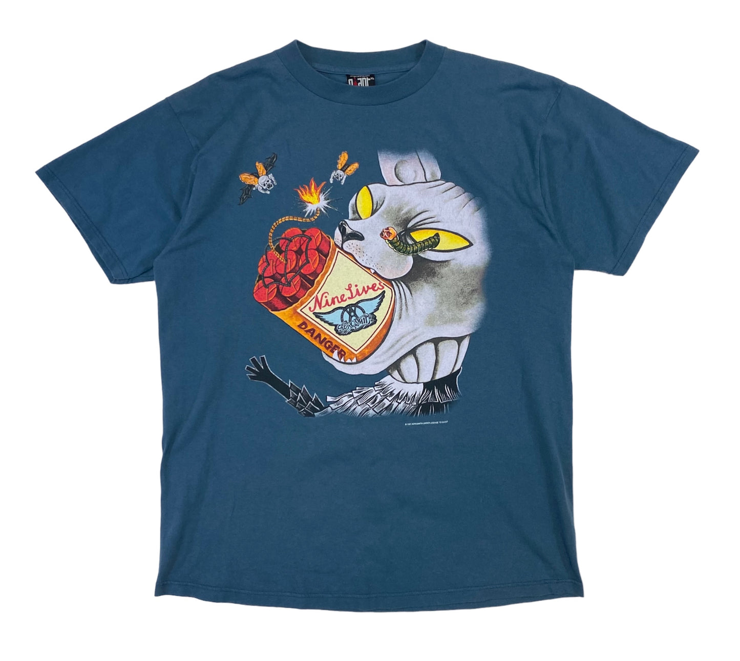 1997 Aerosmith 9 Live Tour T-Shirt XL