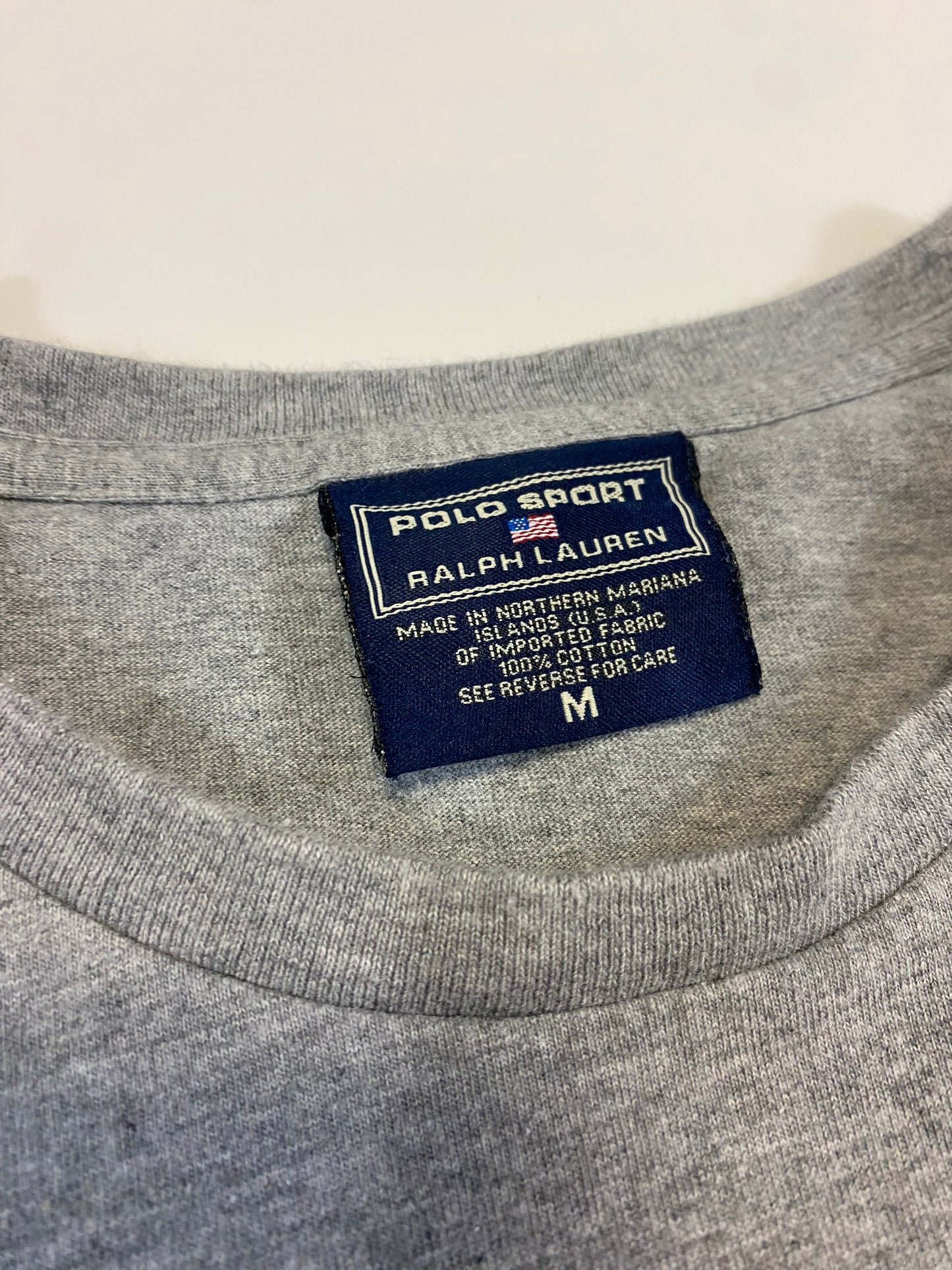 Vintage Polo Sport Spellout T-Shirt M