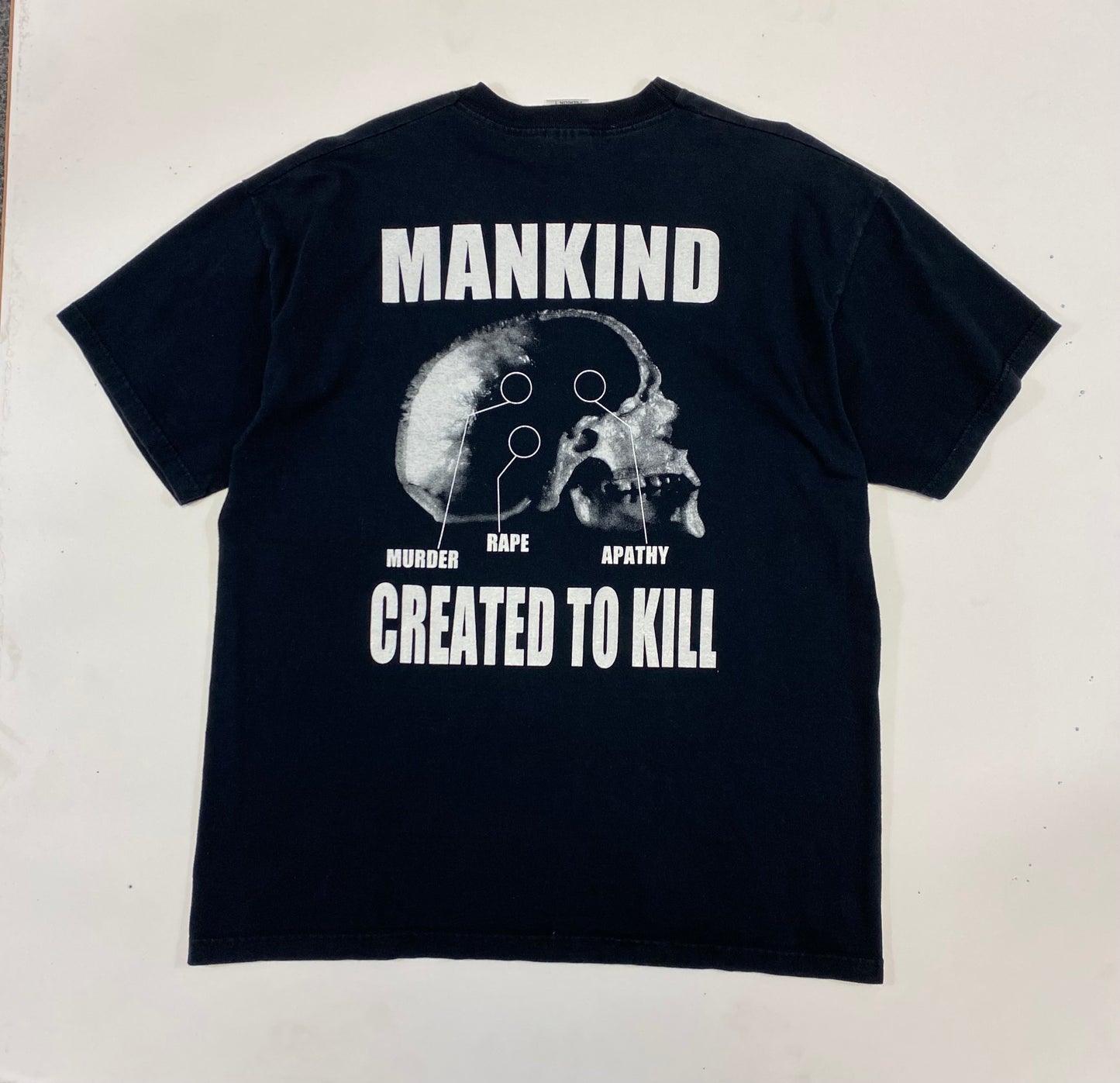 2002 Aborted Mankind Created To Kill Metal T-Shirt XL