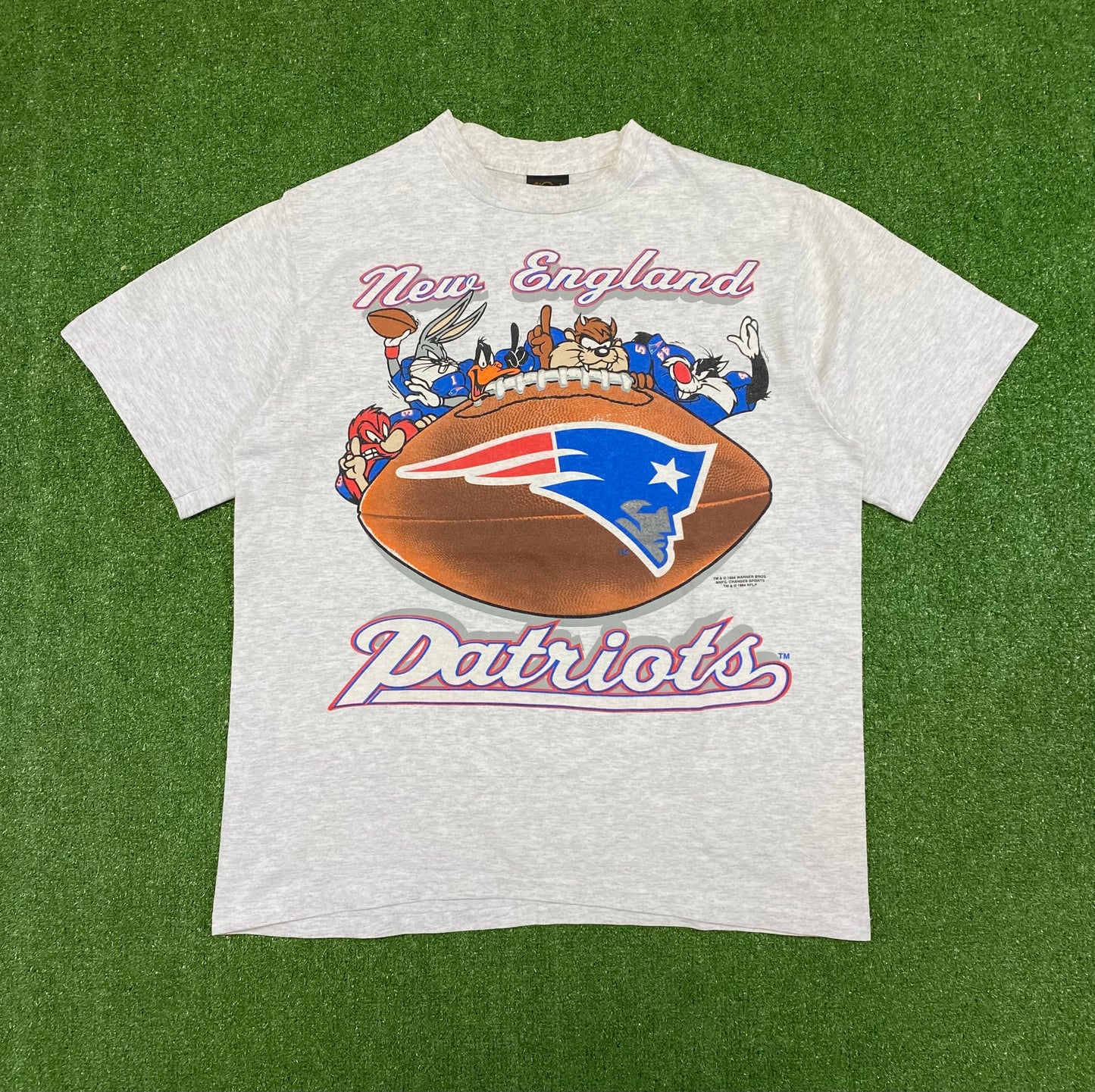 1994 New England Patriots Looney Tunes T-Shirt XL