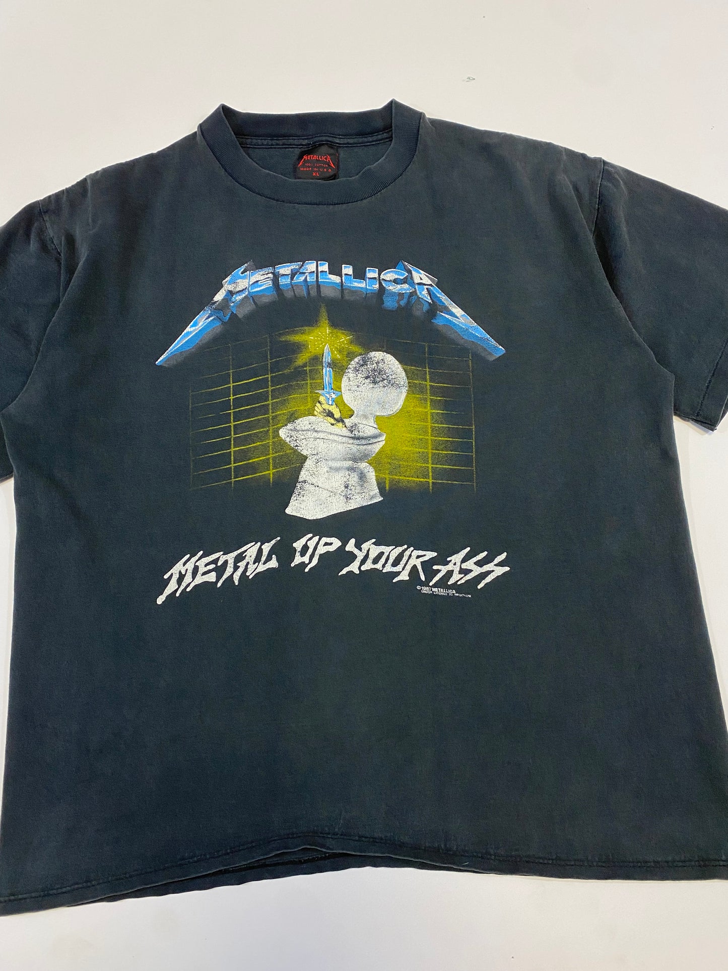1991 Metallica Metal Up Your Ass T-Shirt XL