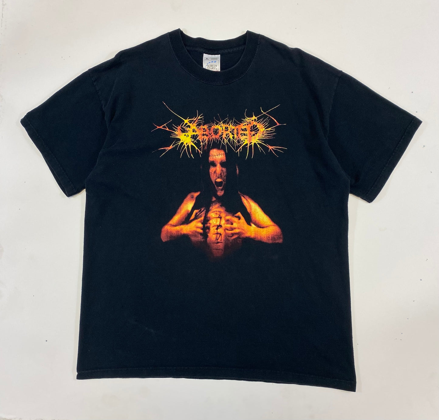 2002 Aborted Mankind Created To Kill Metal T-Shirt XL