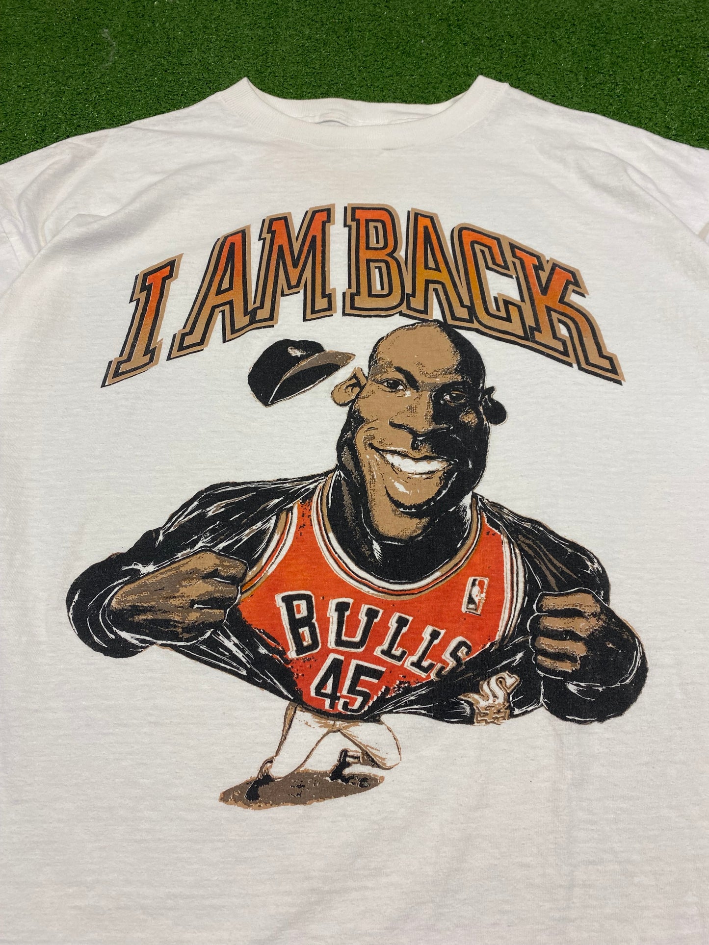 1995 Michael Jordan “I Am Back” Bulls T-Shirt XL