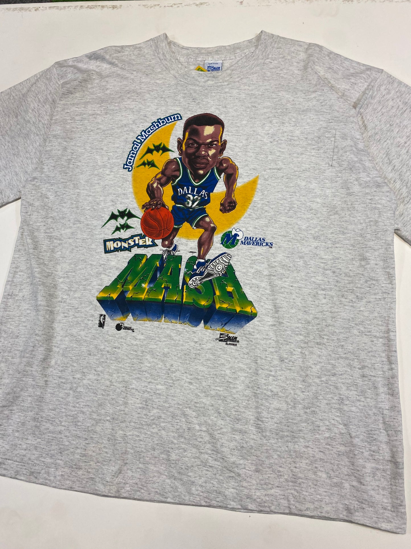 1990’s Jamal Mashburn “Monster Mash” Salem Sports T-Shirt XXL