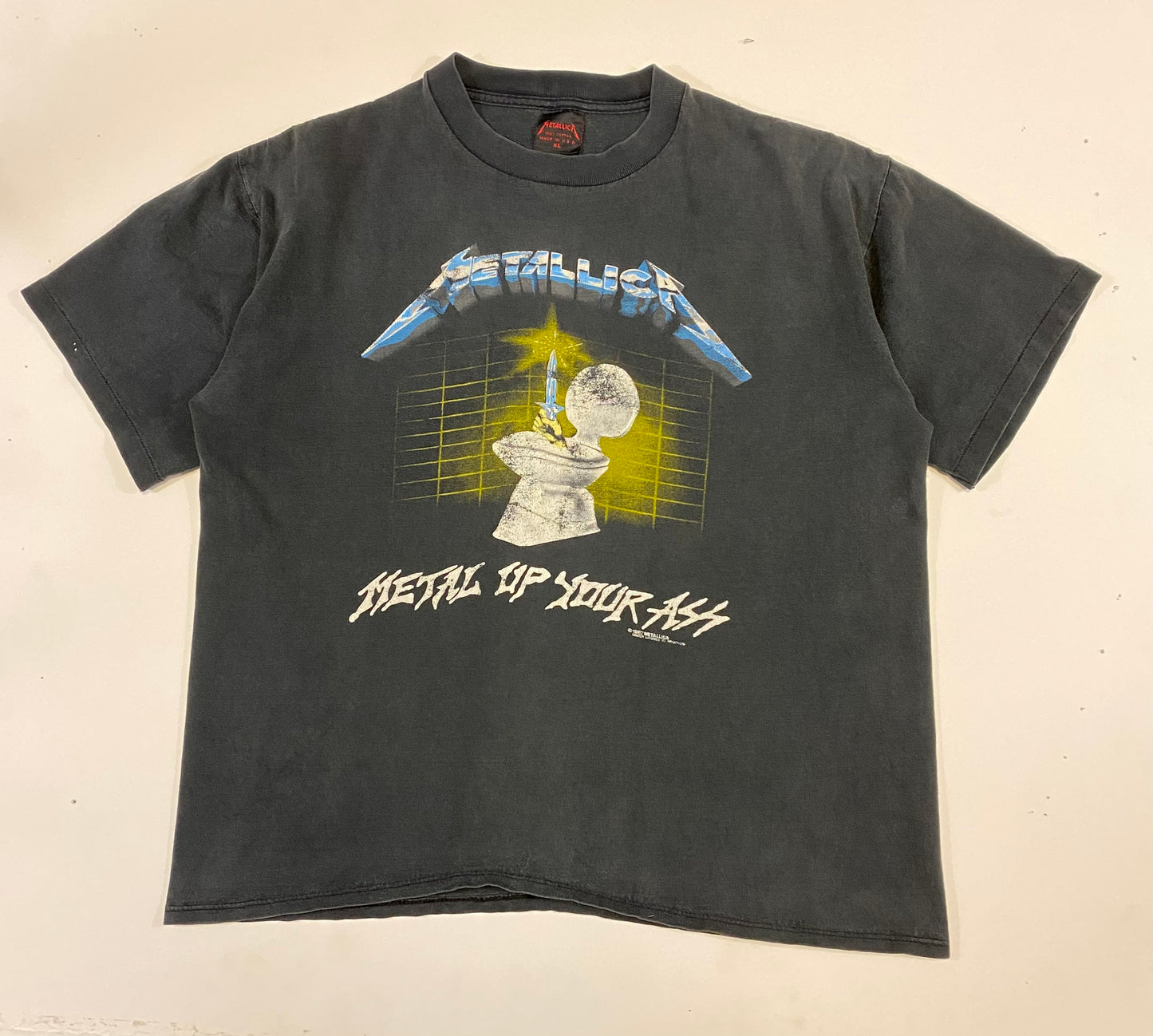 1991 Metallica Metal Up Your Ass T-Shirt XL