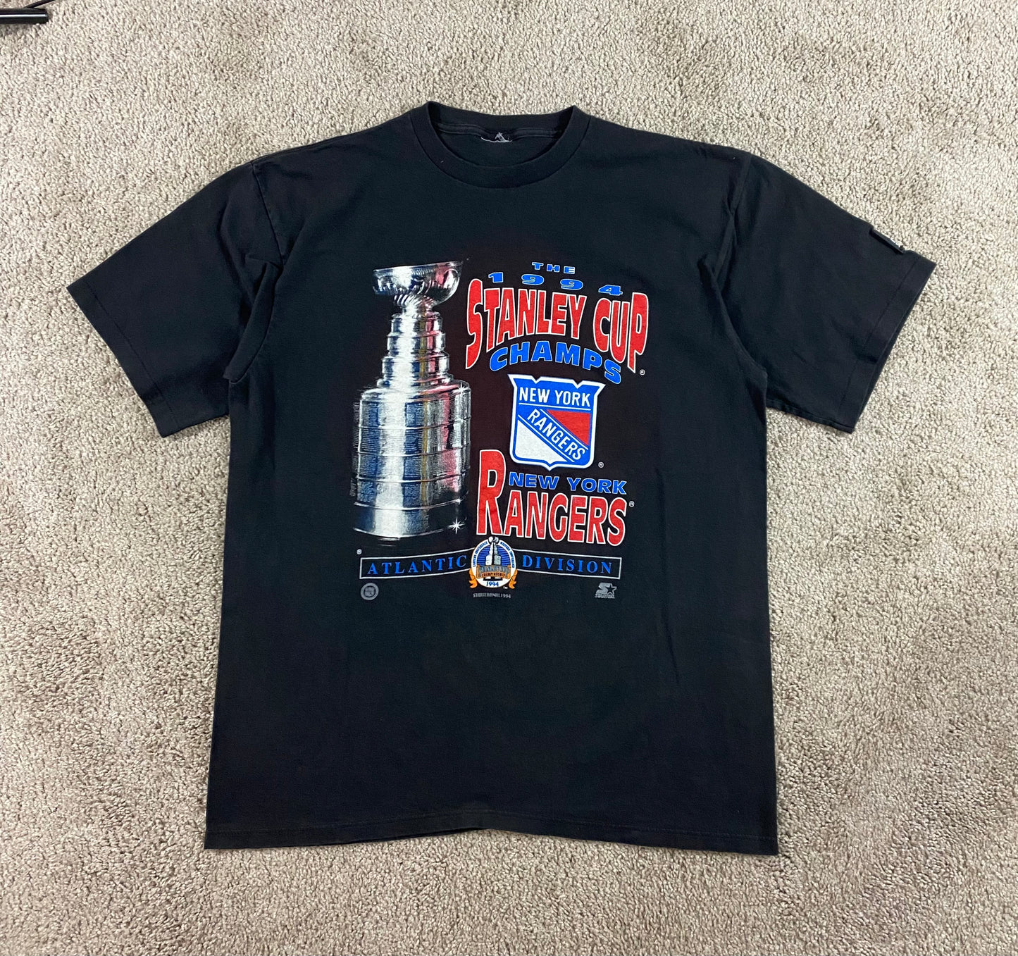 New York Rangers 1994 Stanley Cup Champs Starter T-Shirt XL