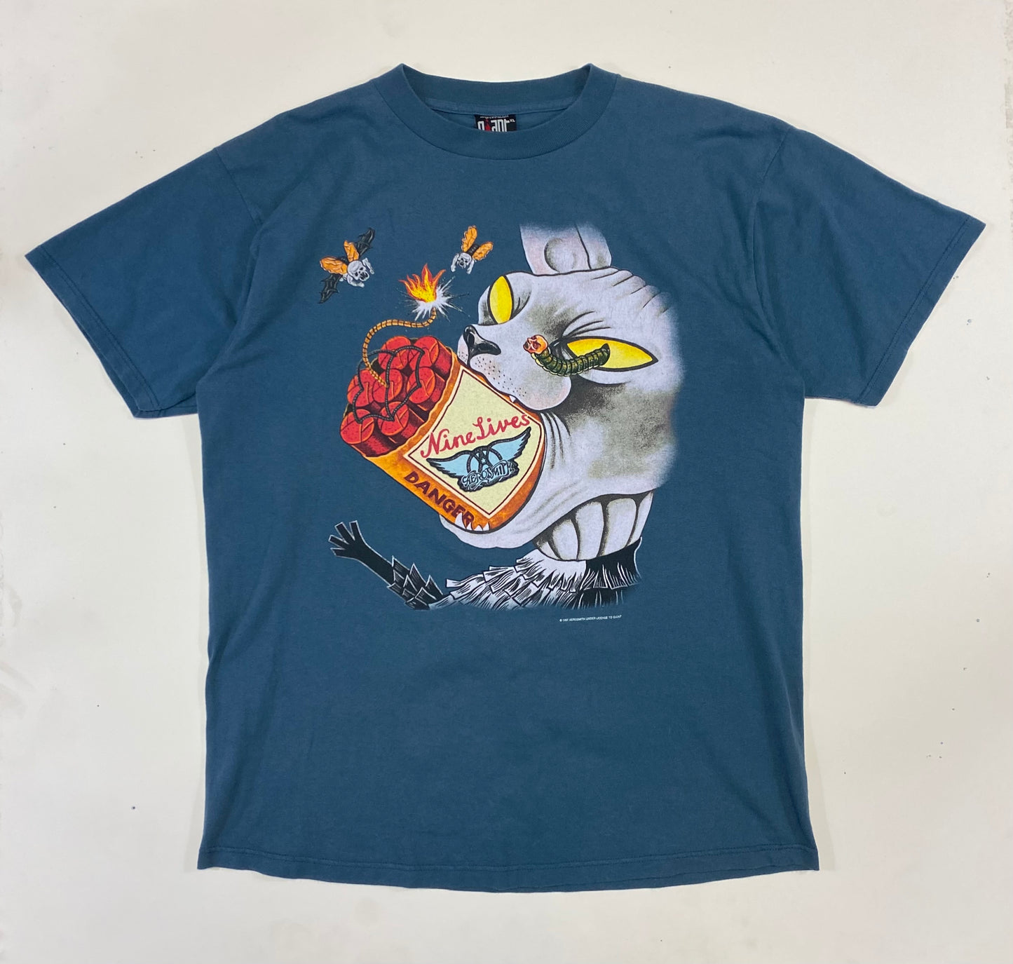 1997 Aerosmith 9 Live Tour T-Shirt XL