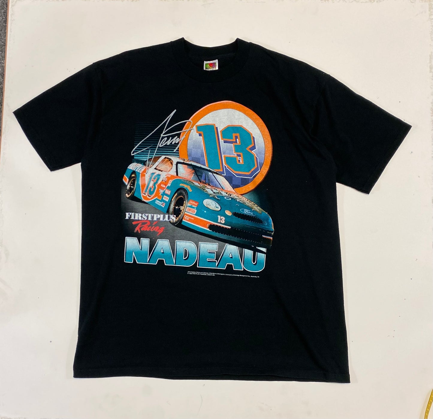 1998 Jerry Nadeau NASCAR T-Shirt XXL