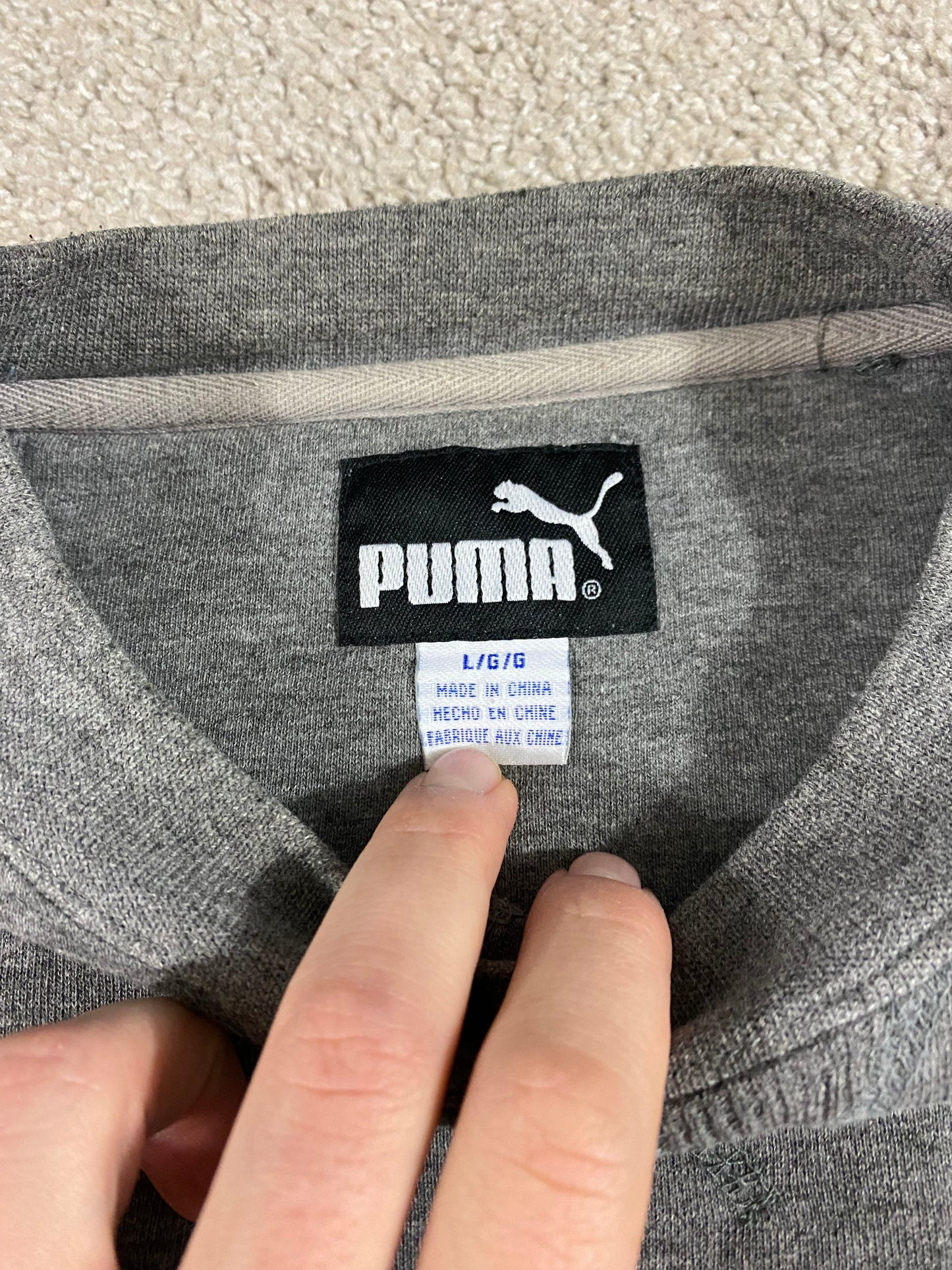 Springfield Falcons Puma Embroidered Sweatshirt L