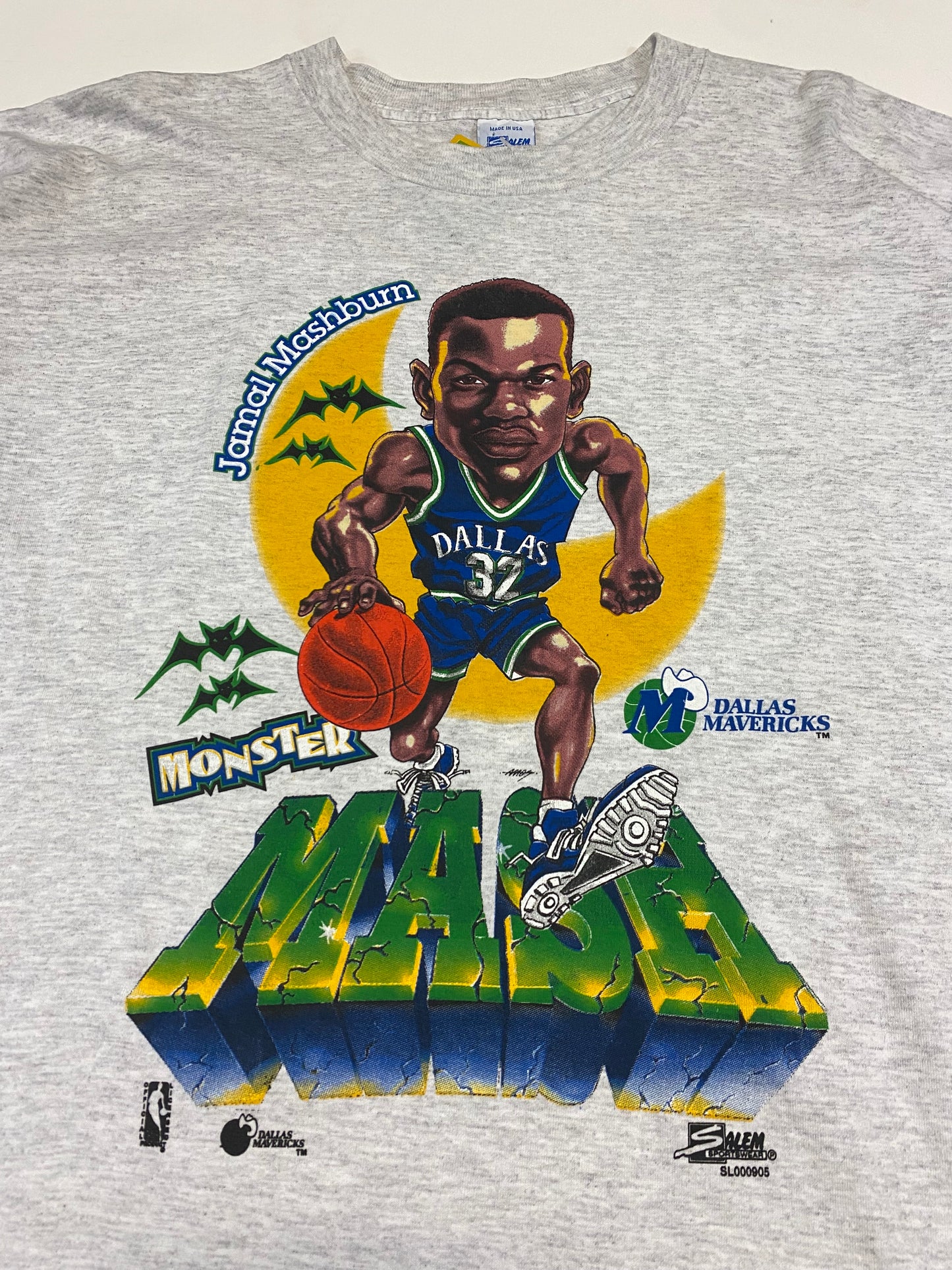 1990’s Jamal Mashburn “Monster Mash” Salem Sports T-Shirt XXL