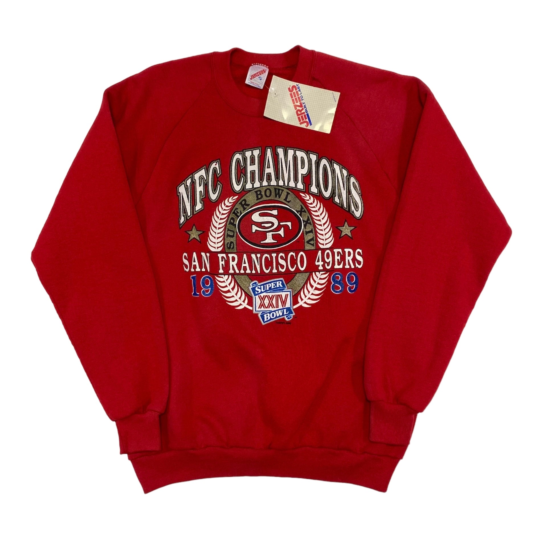Vintage San Francisco 49ers 7 Logo Crewneck Sweatshirt