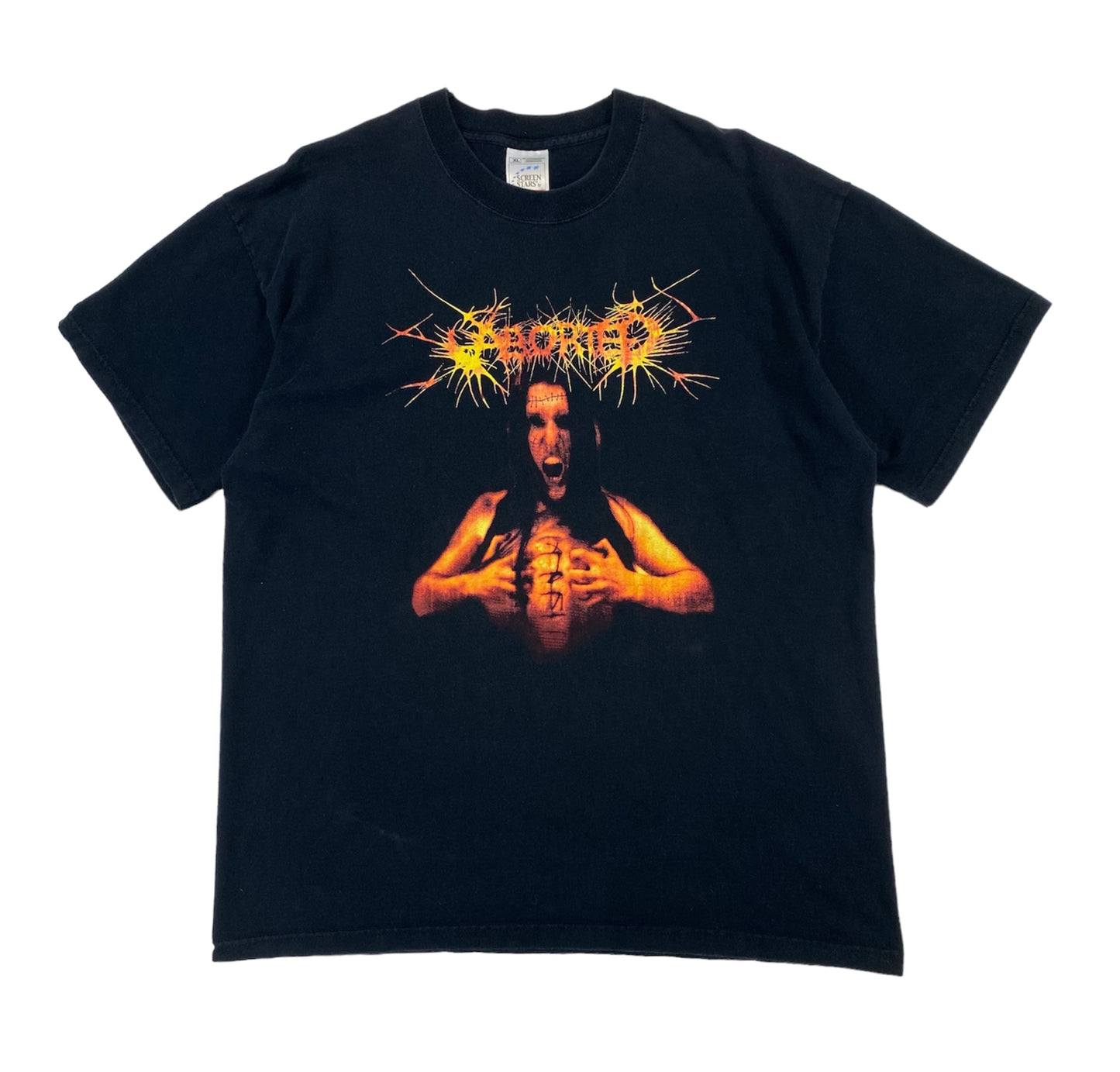 2002 Aborted Mankind Created To Kill Metal T-Shirt XL