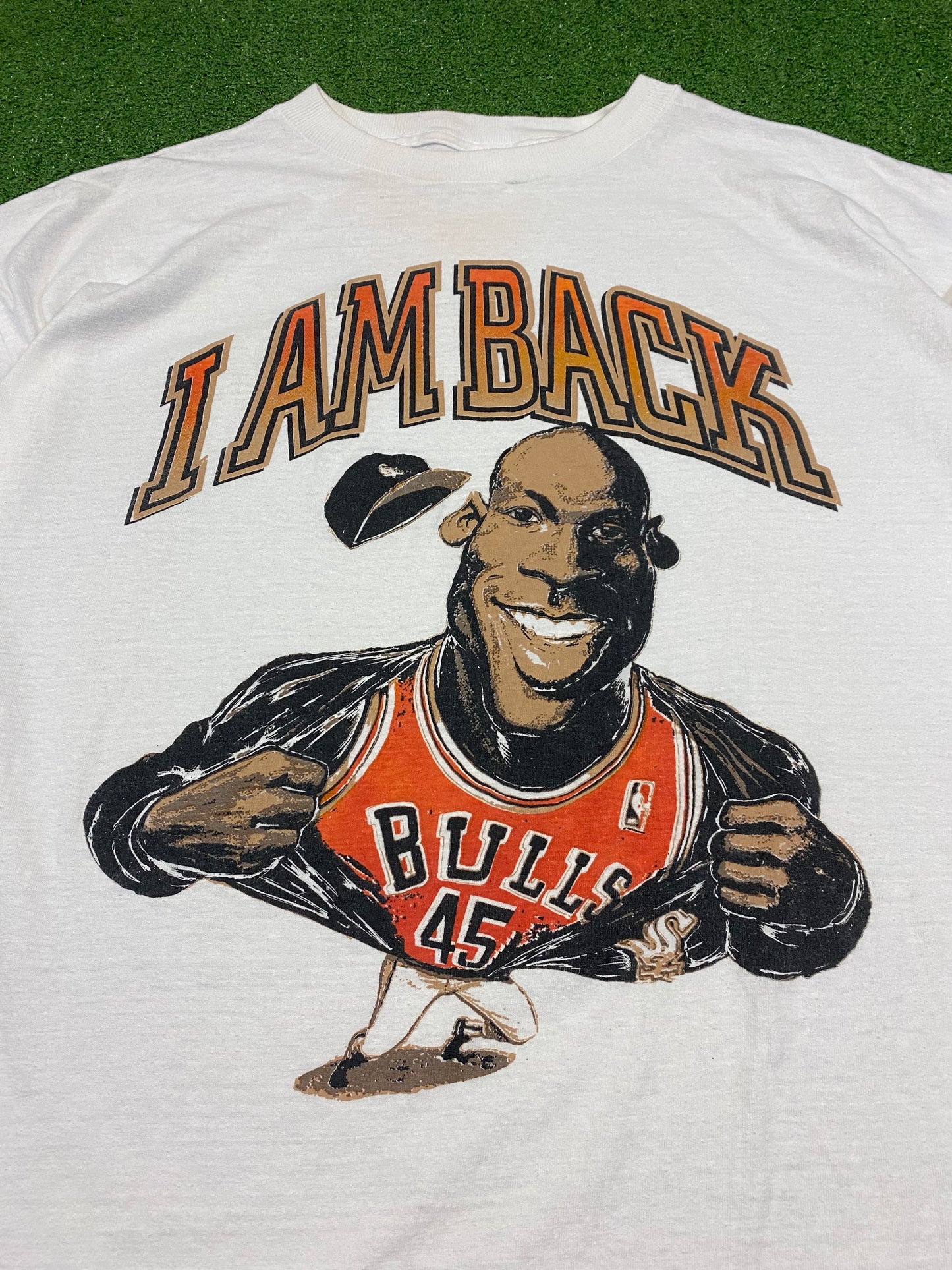 1995 Michael Jordan “I Am Back” Bulls T-Shirt XL
