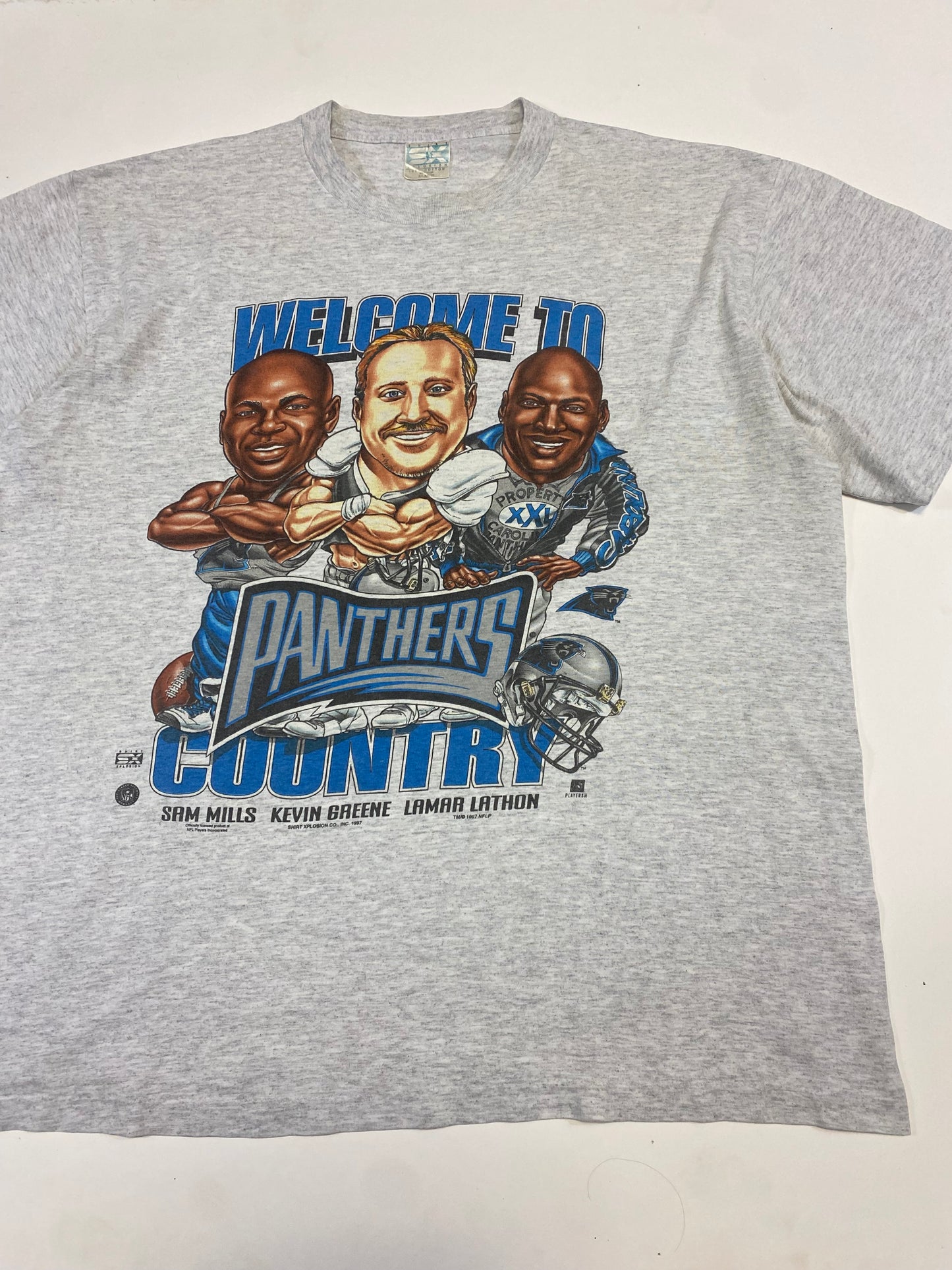 1997 Carolina Panthers Country Shirt Xplosion T-Shirt XL
