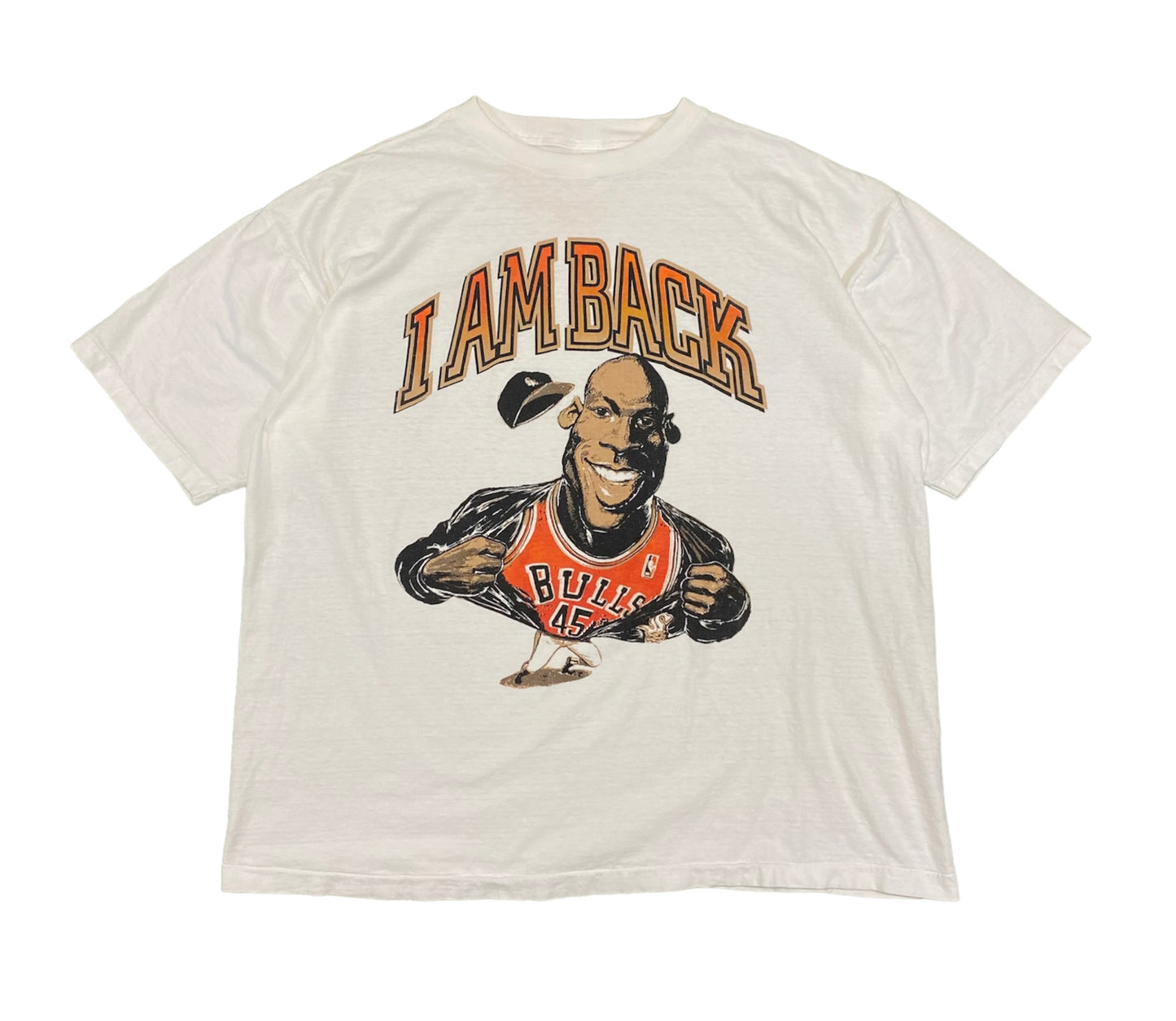 1995 Michael Jordan “I Am Back” Bulls T-Shirt XL