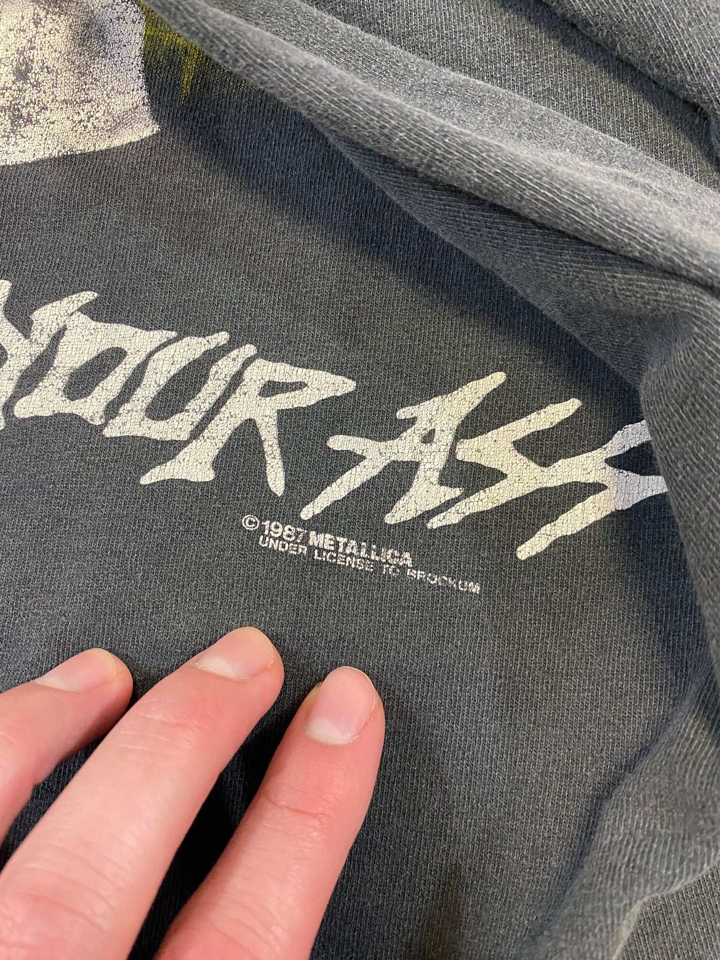 1991 Metallica Metal Up Your Ass T-Shirt XL