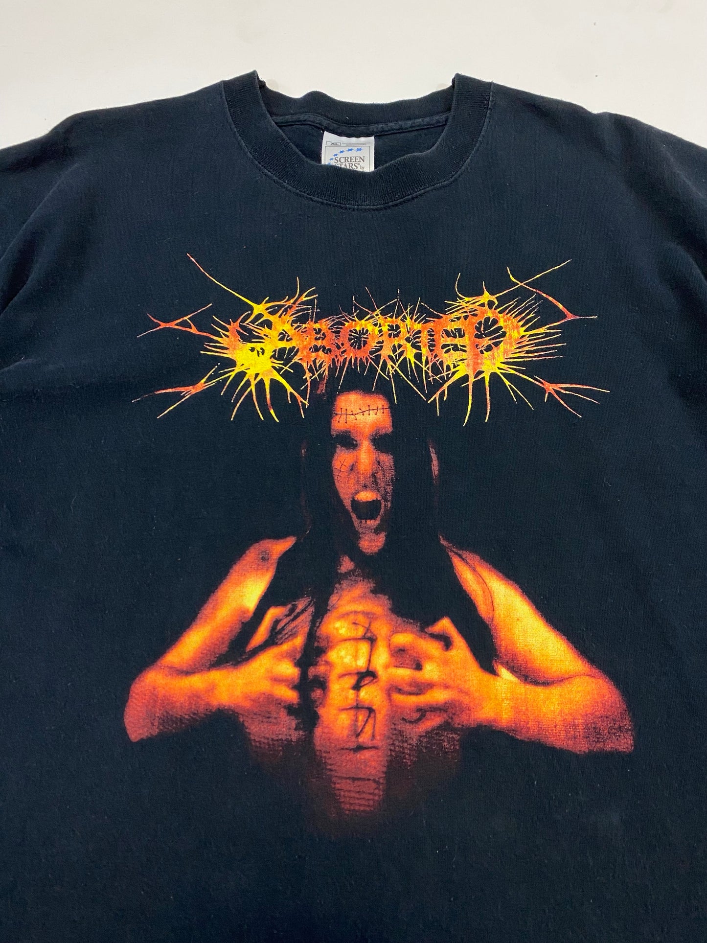 2002 Aborted Mankind Created To Kill Metal T-Shirt XL