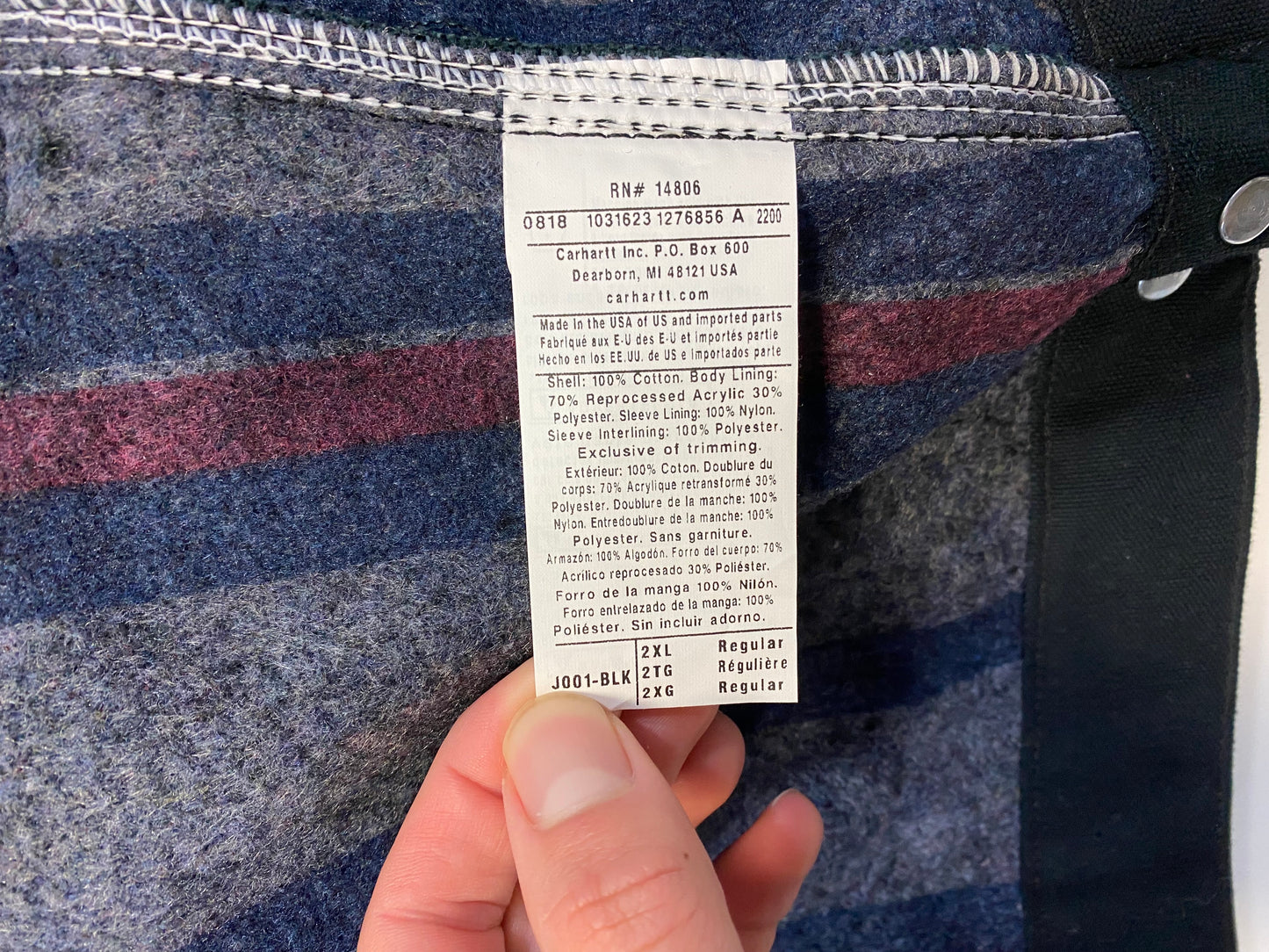 Carhartt Flannel Lined Detroit Jacket
