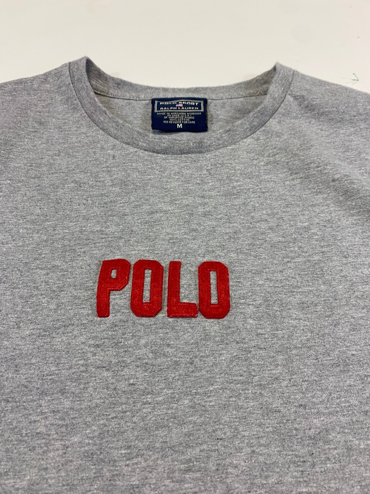 Vintage Polo Sport Spellout T-Shirt M