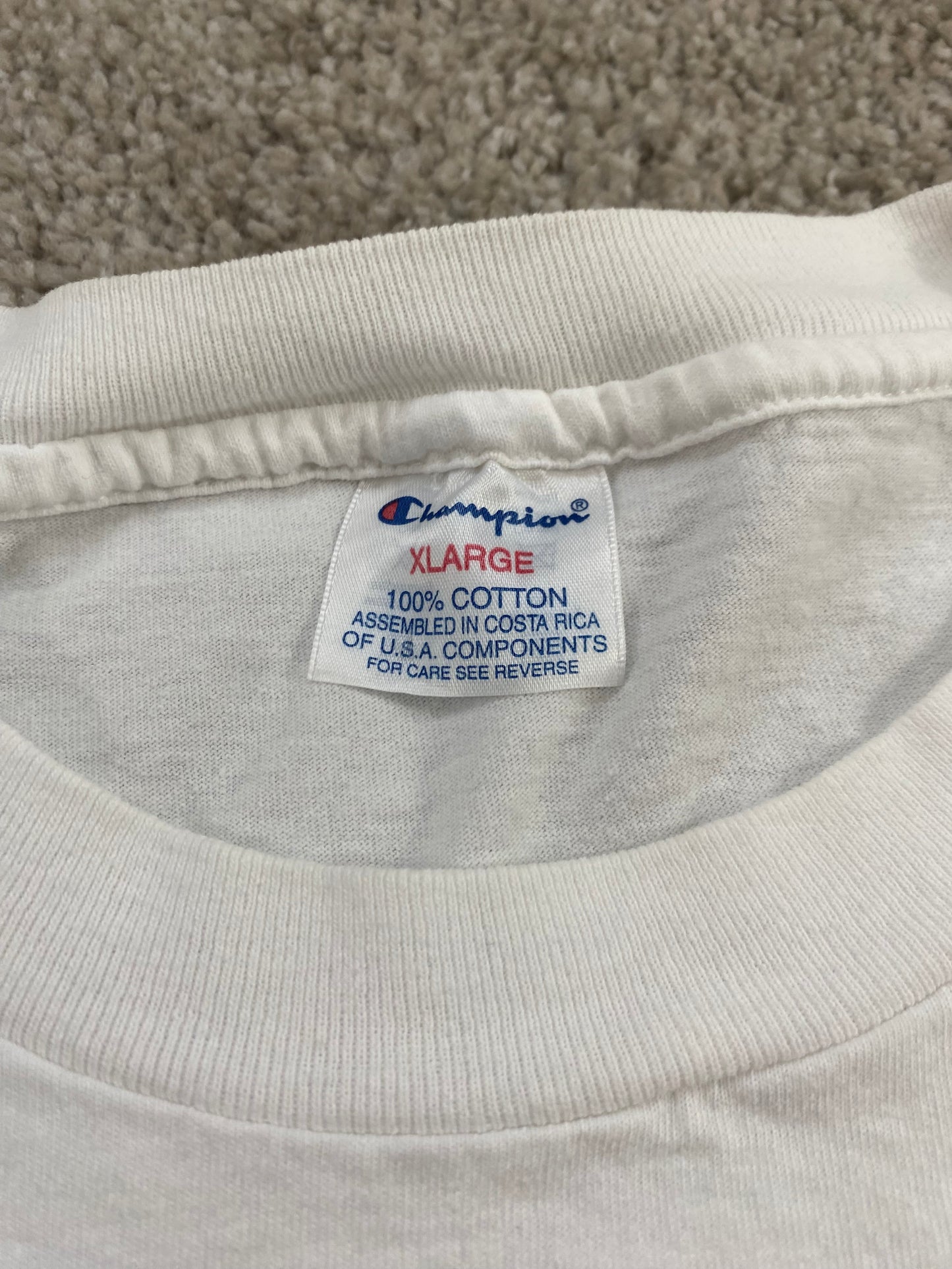 UMass Minutemen Basketball 90’s Champion T-Shirt XL