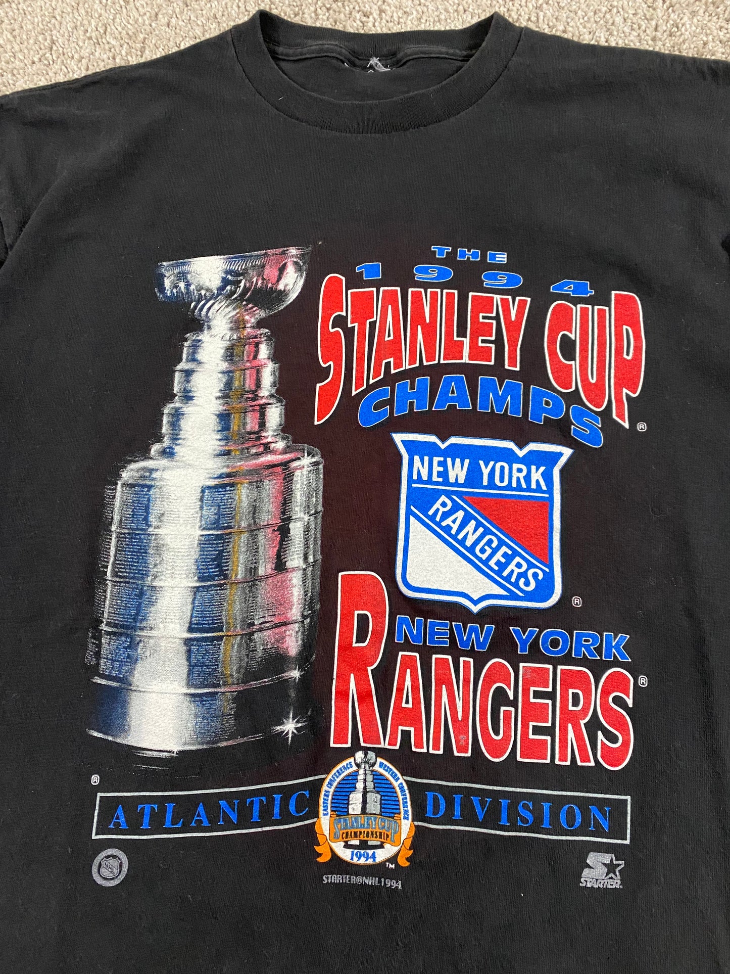 New York Rangers 1994 Stanley Cup Champs Starter T-Shirt XL
