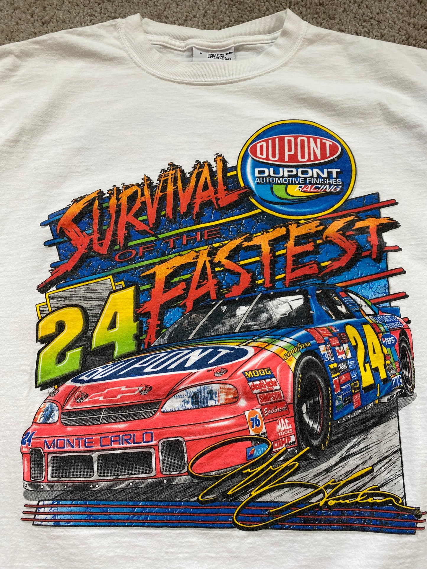Jeff Gordon 1999 NASCAR T-Shirt L