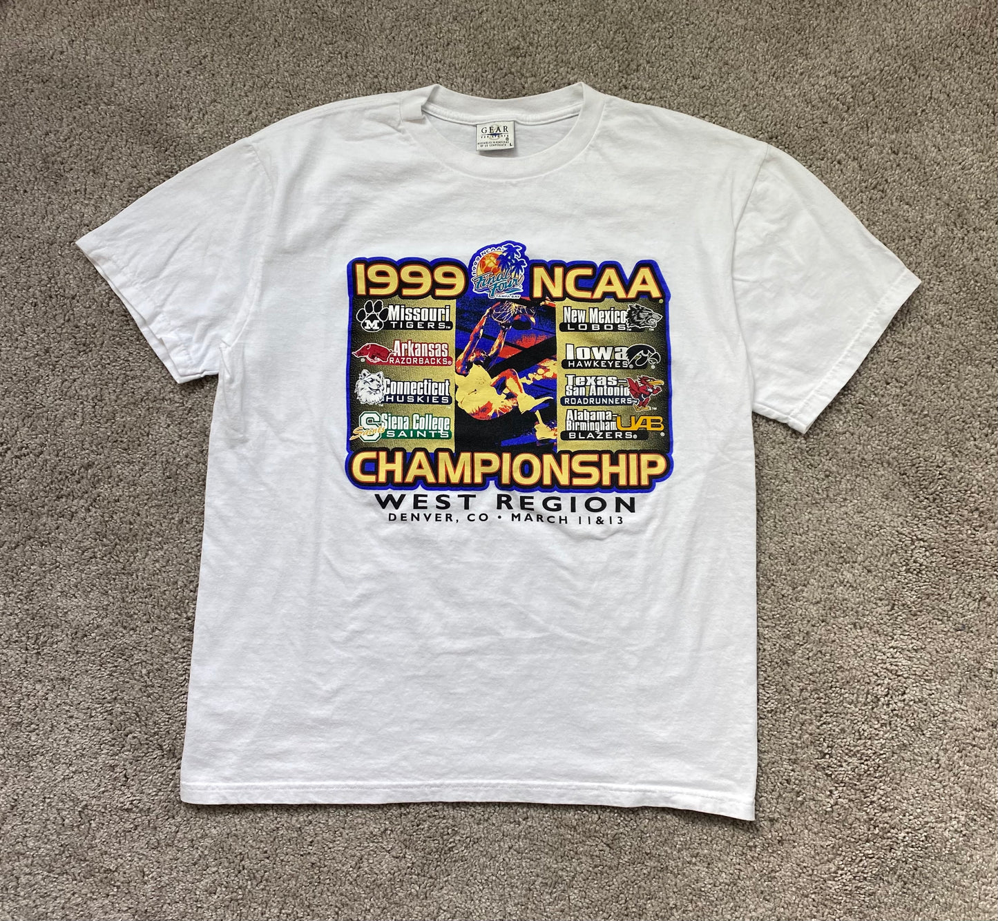 1999 NCAA March Madness T-Shirt L