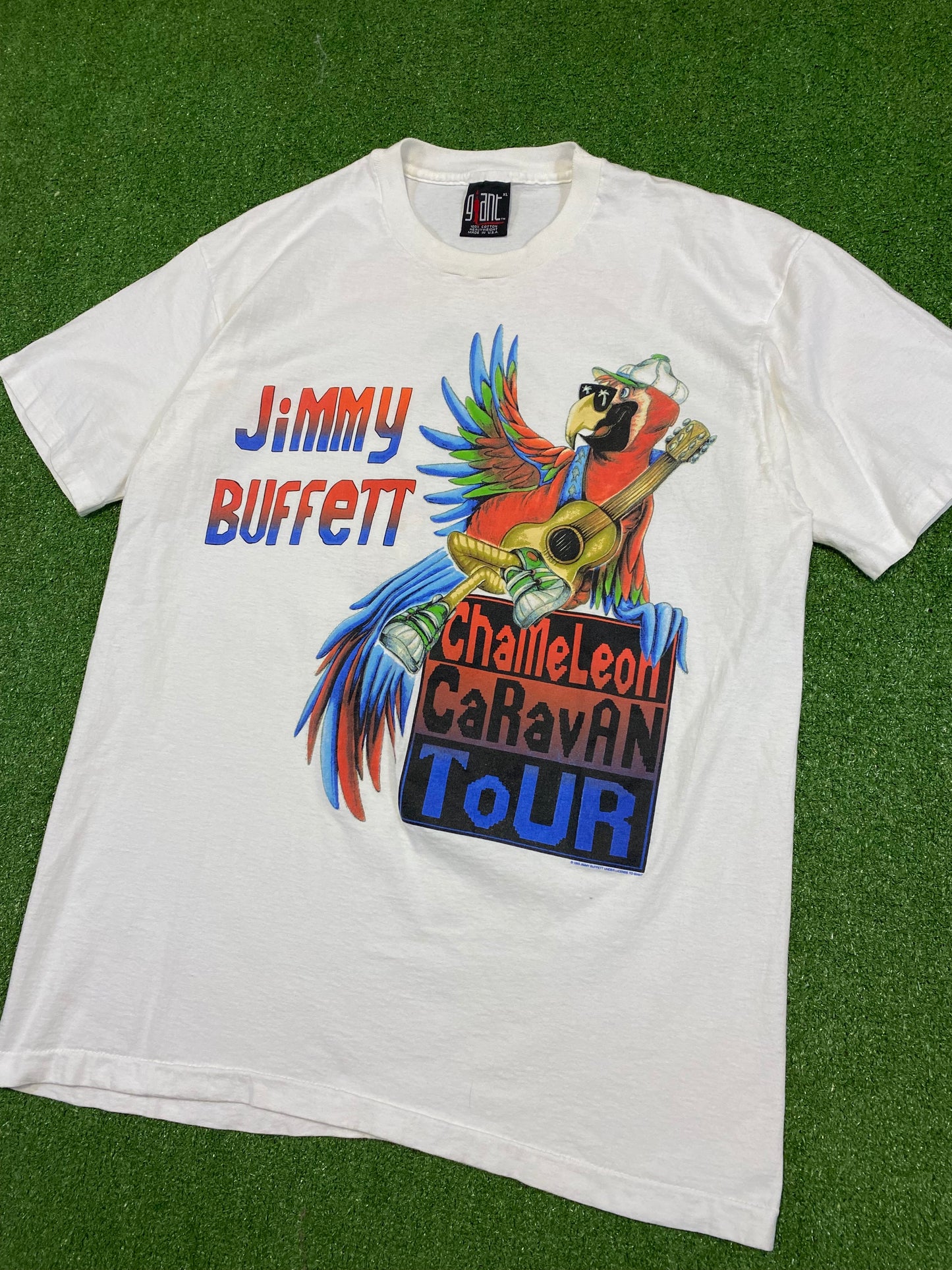 1993 Jimmy Buffett Chameleon Caravan Tour T-Shirt