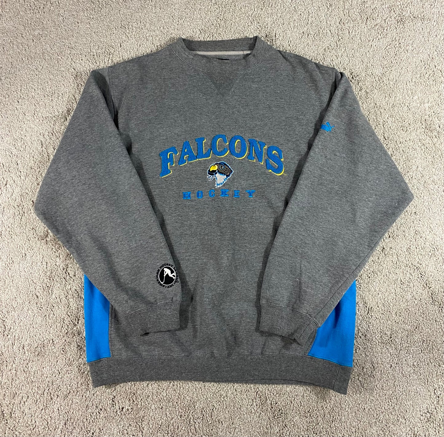 Springfield Falcons Puma Embroidered Sweatshirt L