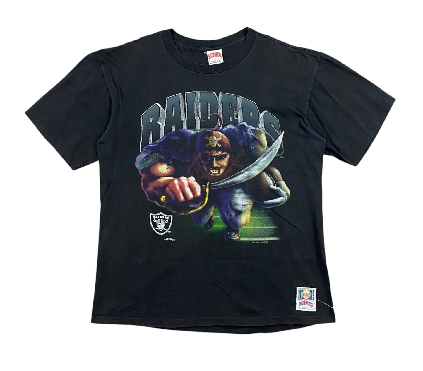Los Angeles Raiders Nutmeg 1994 Mascot T-Shirt XL