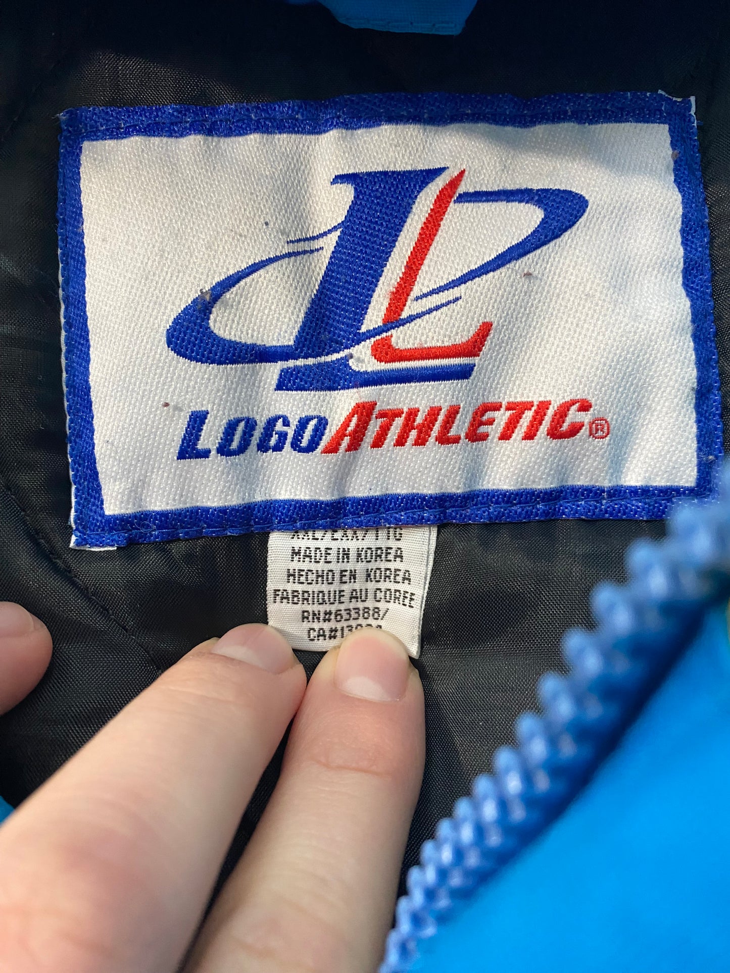 Springfield Falcons Logo Athletic Puffer 90’s Jacket XXL