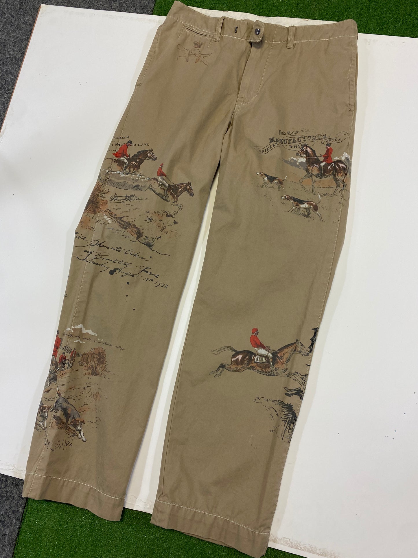 1990’s Polo Ralph Lauren Bridles, Whips & Spurs Chino Pants