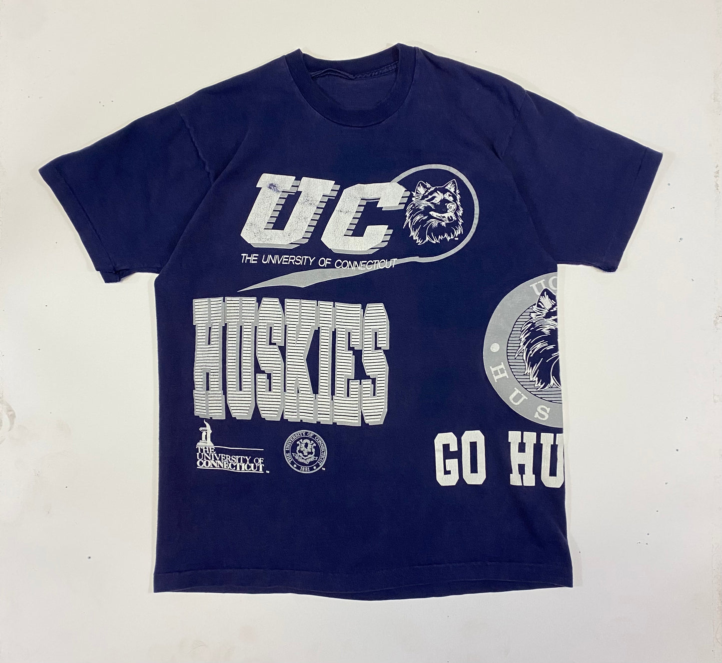 1990’s UConn Huskies AOP T-Shirt