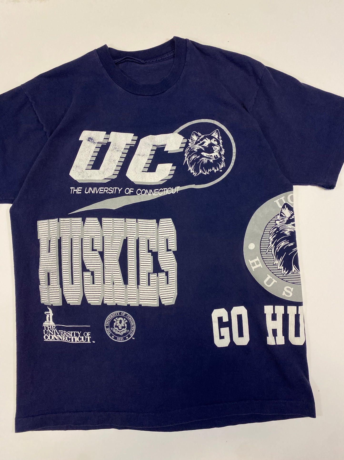 1990’s UConn Huskies AOP T-Shirt