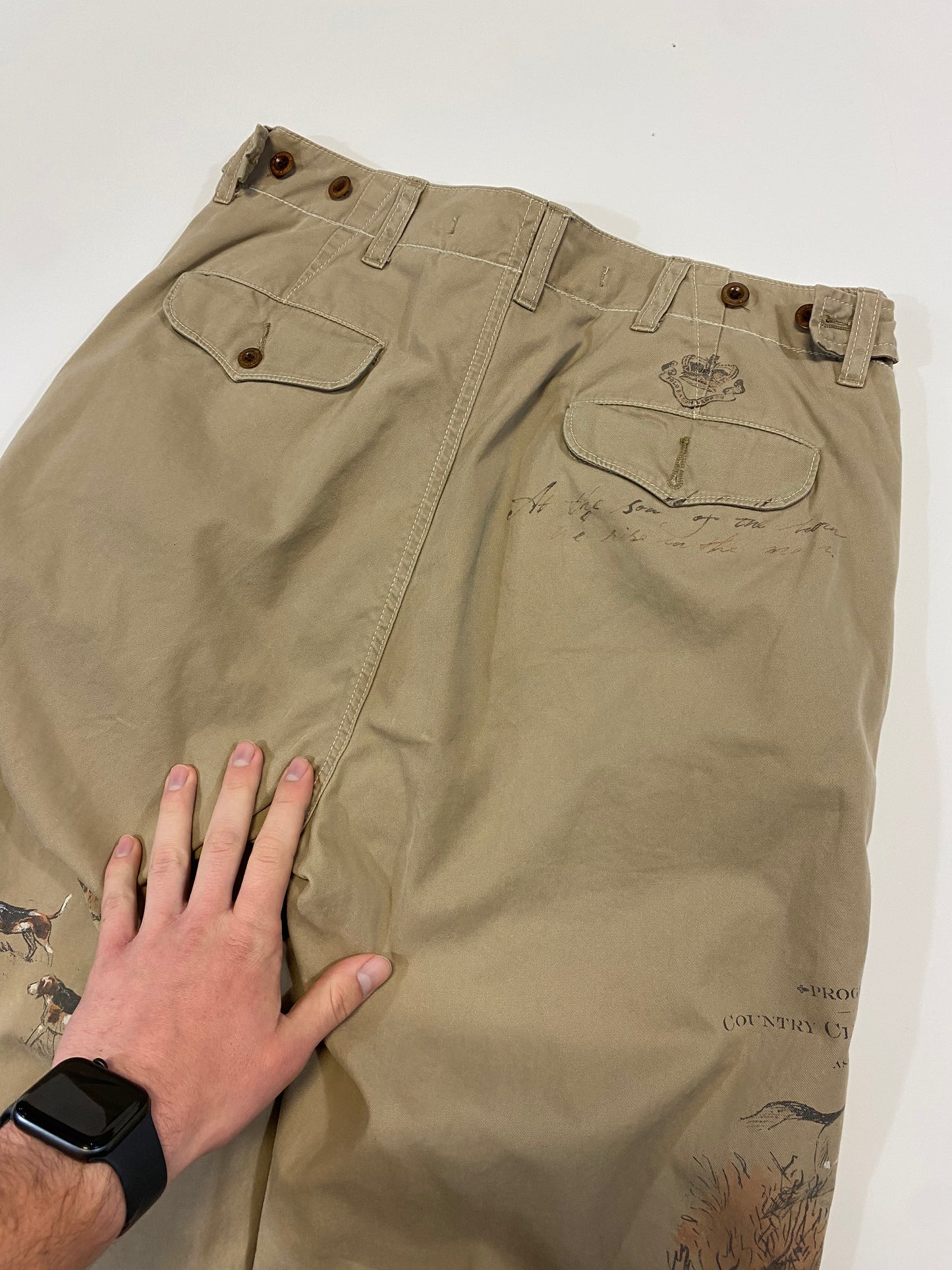 1990’s Polo Ralph Lauren Bridles, Whips & Spurs Chino Pants