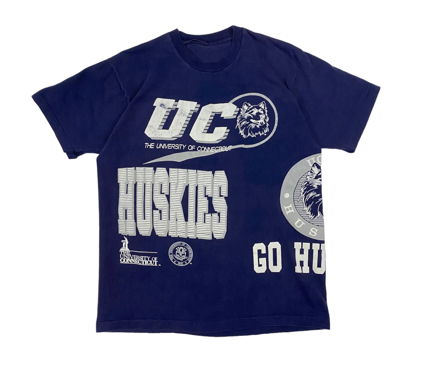 1990’s UConn Huskies AOP T-Shirt