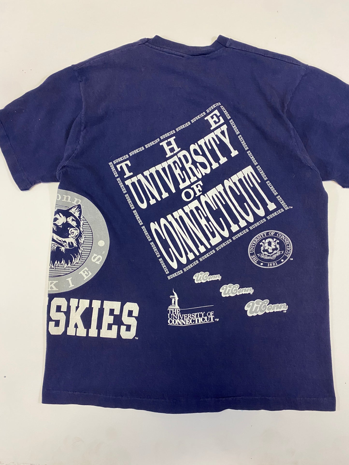 1990’s UConn Huskies AOP T-Shirt