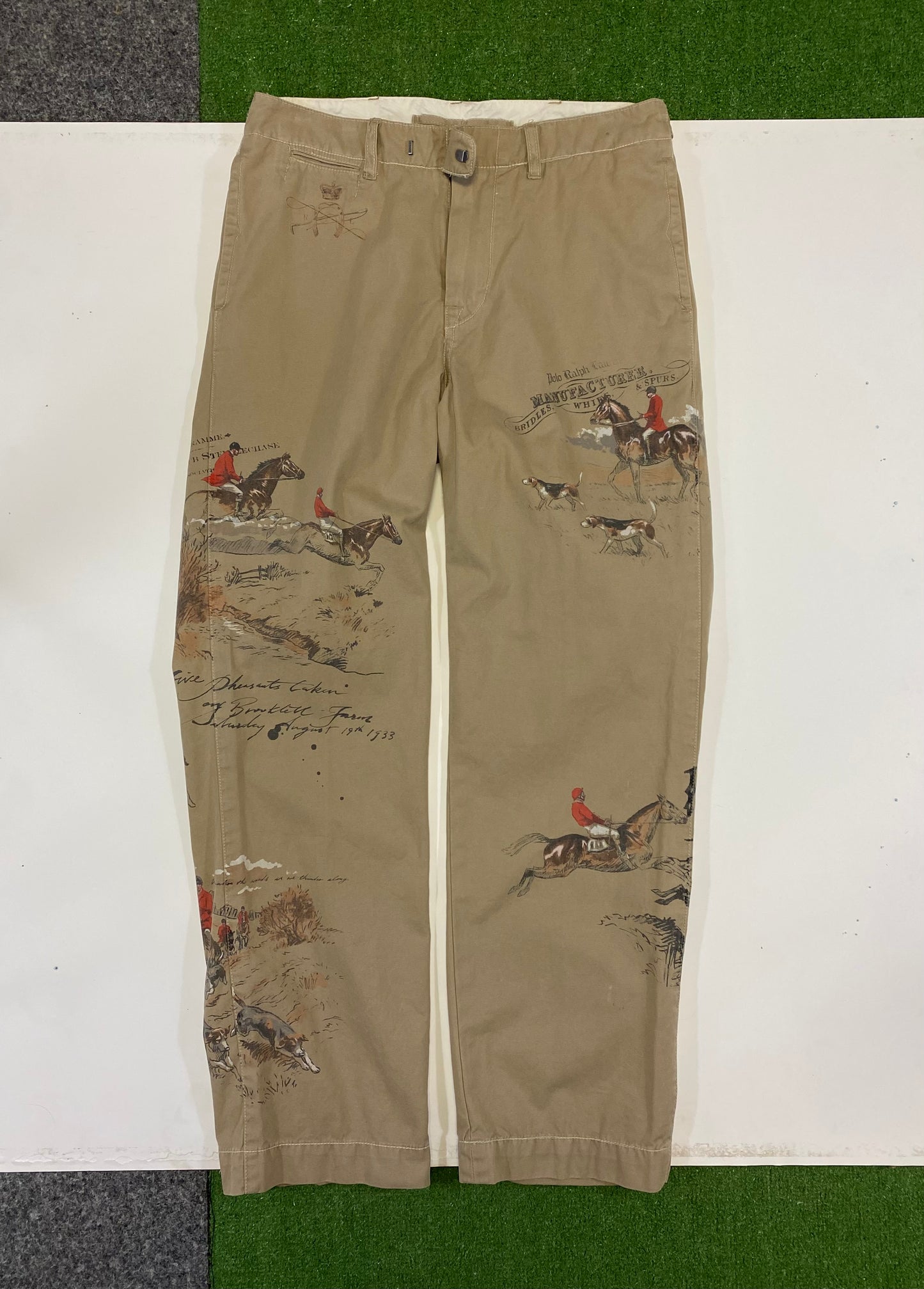 1990’s Polo Ralph Lauren Bridles, Whips & Spurs Chino Pants