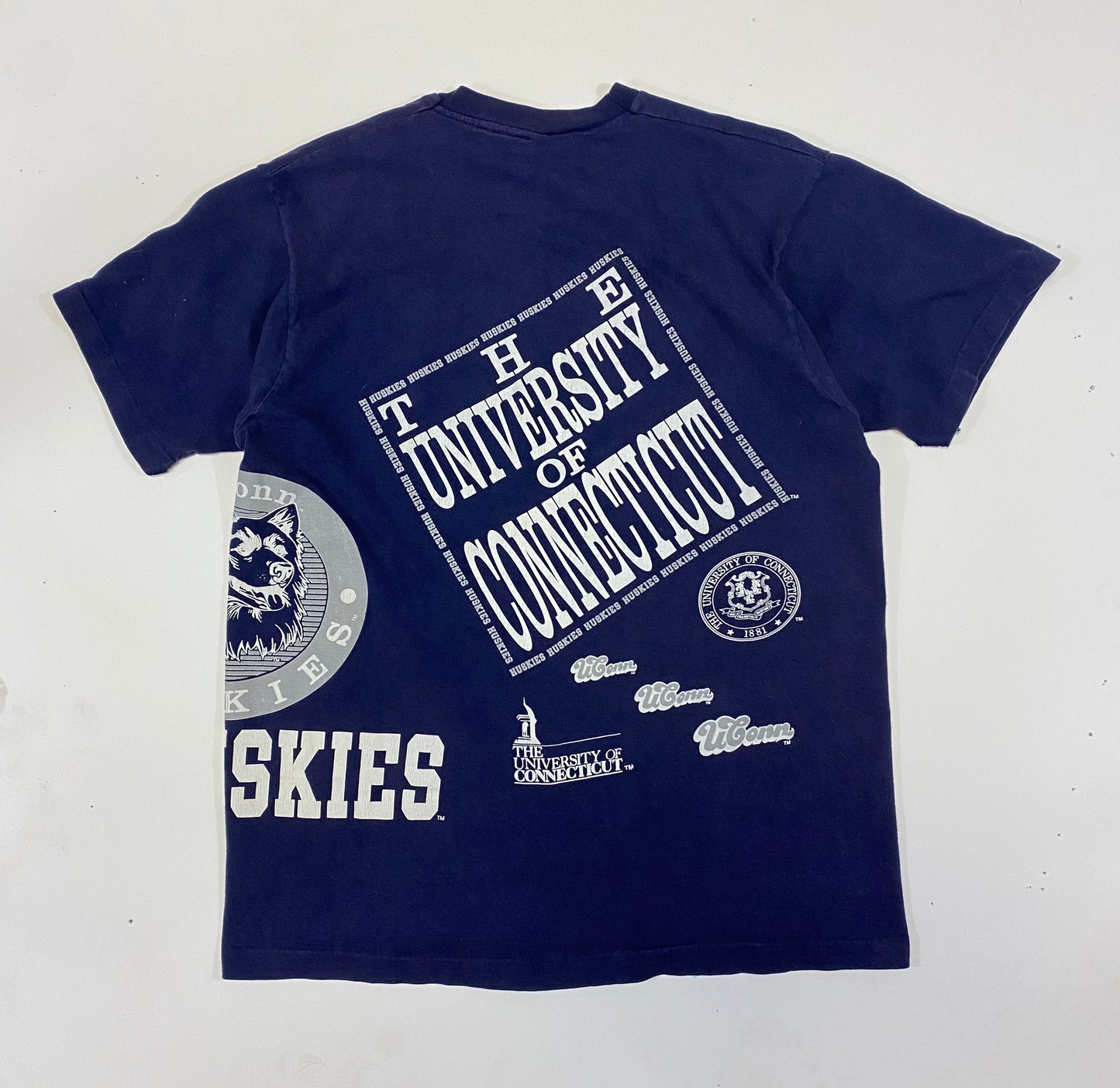 1990’s UConn Huskies AOP T-Shirt
