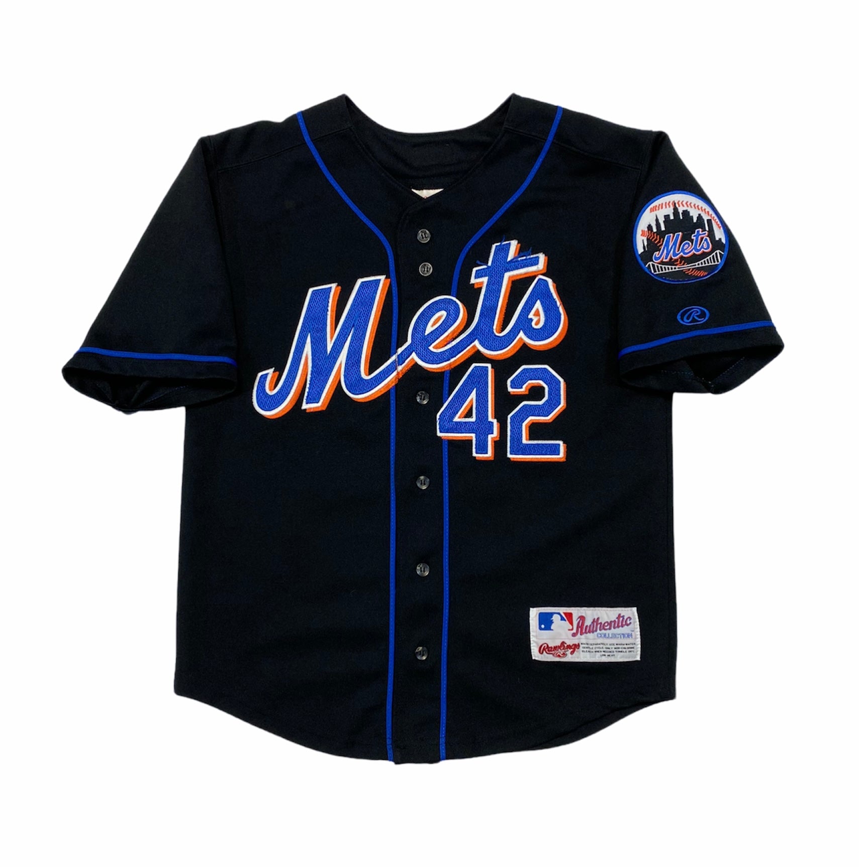 Youth Rawlings Authentic Mo Vaughn New York Mets Jersey – TheVaultCT