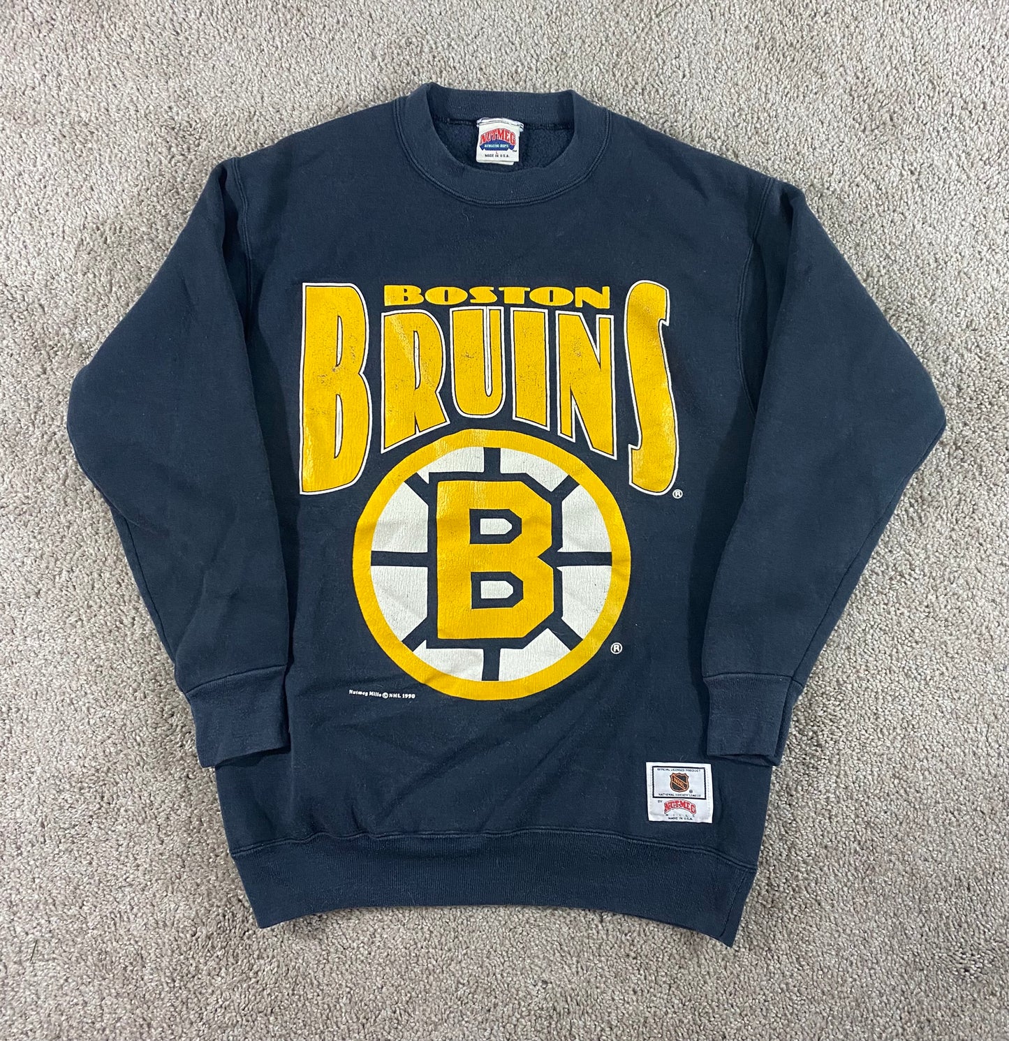 Boston Bruins Nutmeg 90’s Sweatshirt L