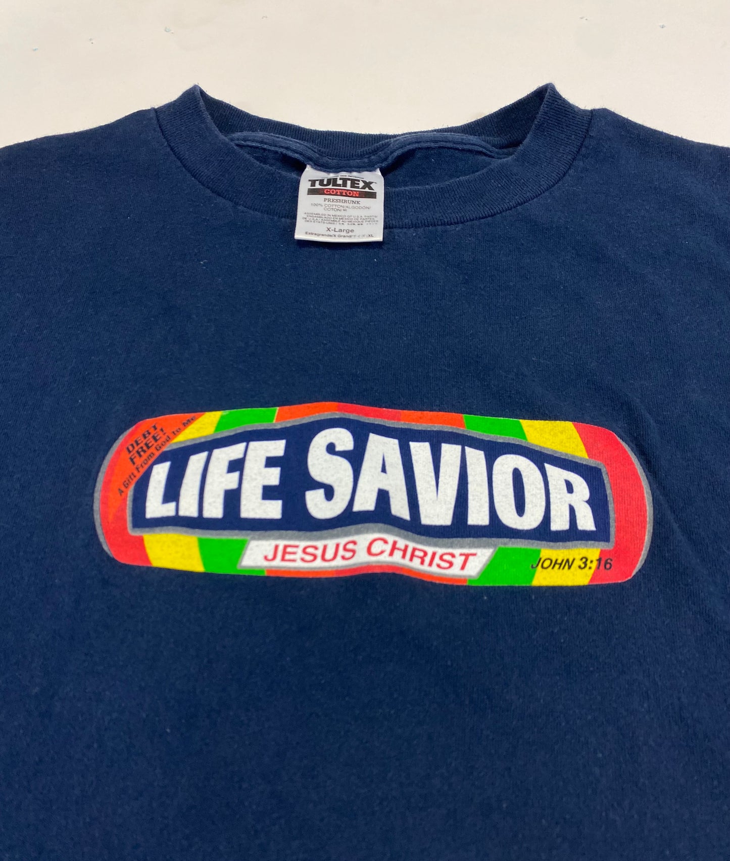 Jesus Christ 90’s Life Savior Spoof T-Shirt XL