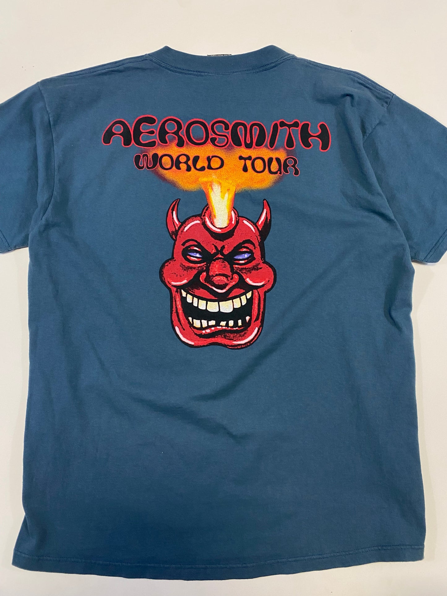 1997 Aerosmith 9 Live Tour T-Shirt XL