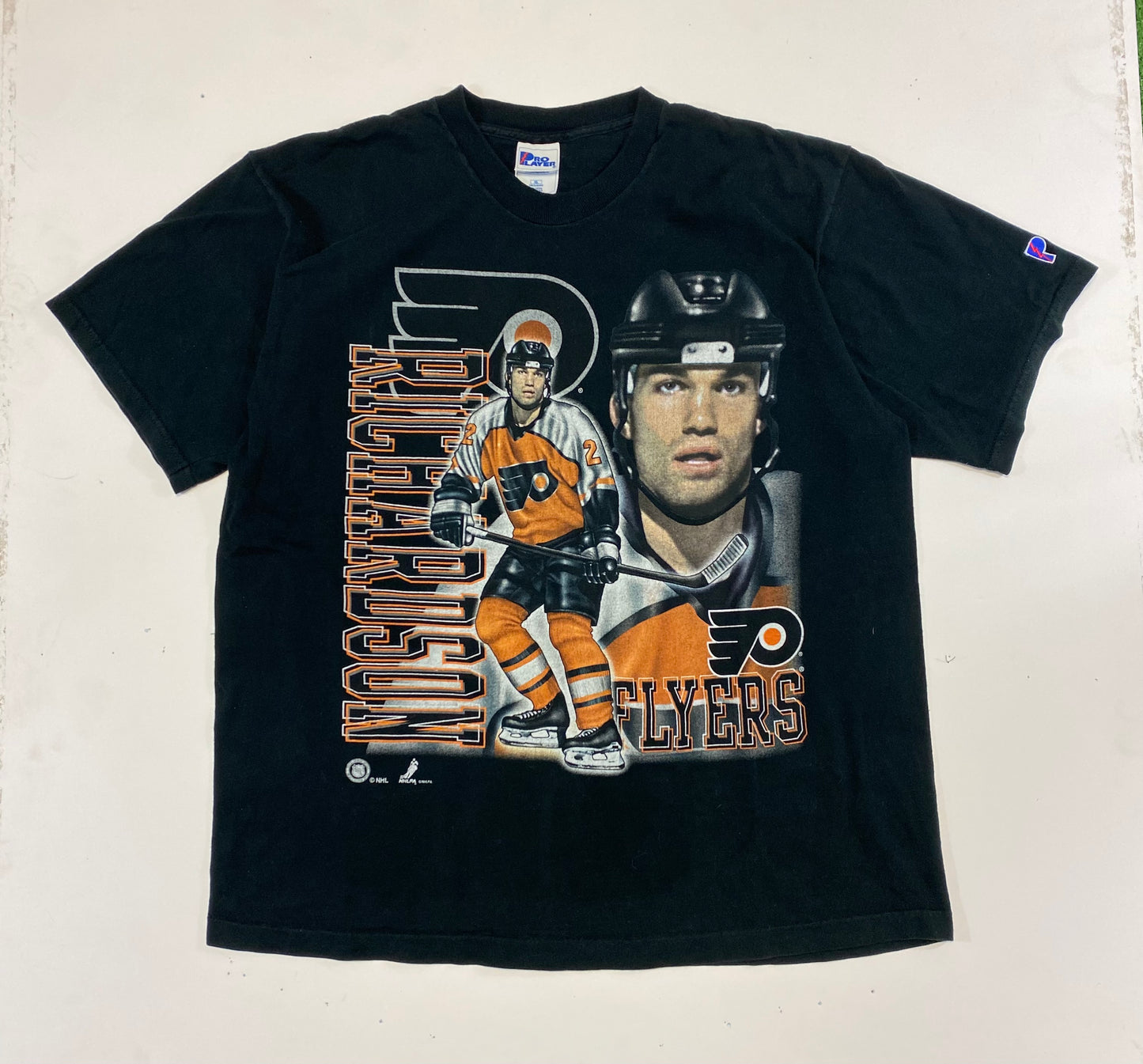 1990’s Pro Player Luke Richardson Flyers T-Shirt XL